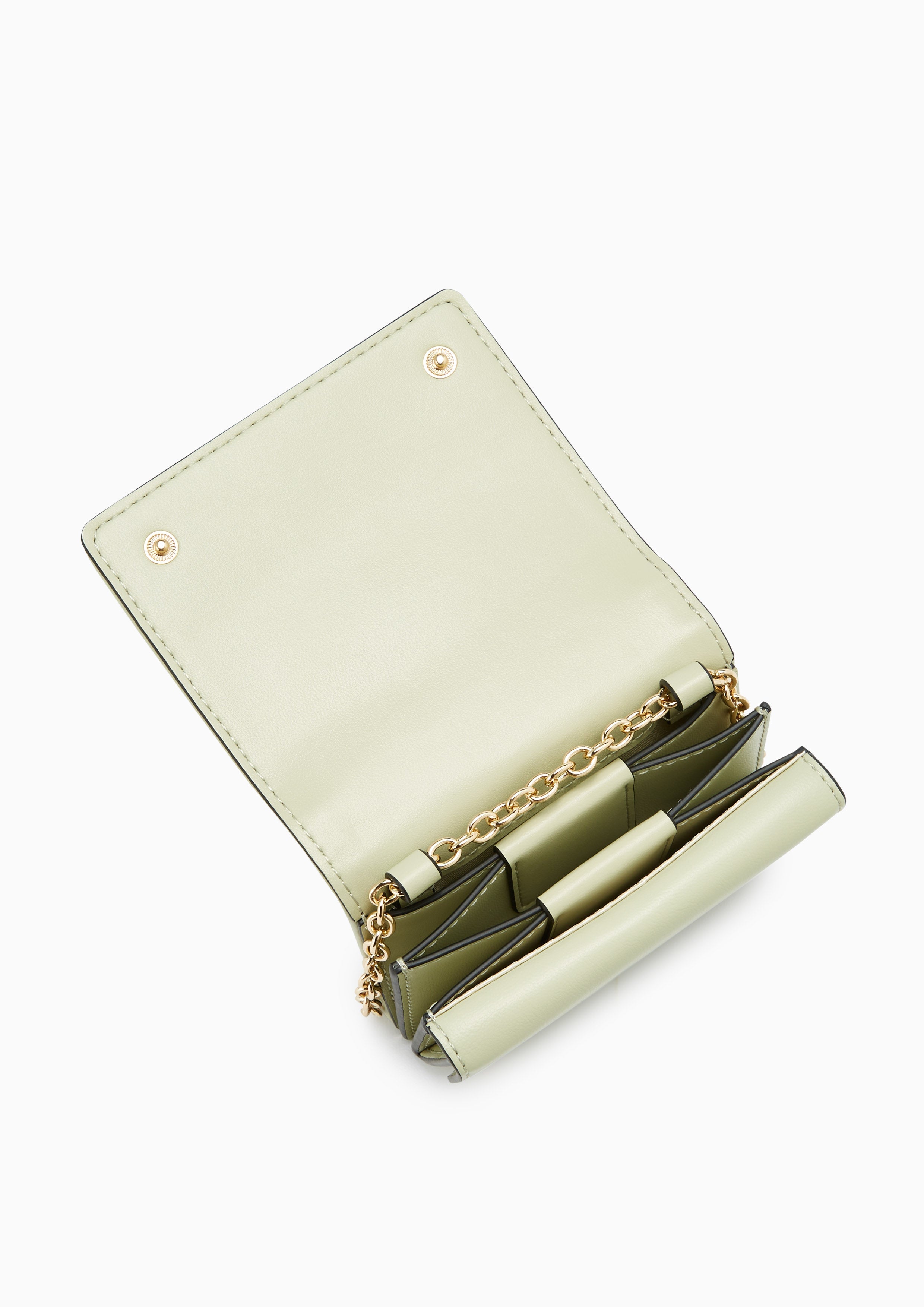 Letitia Short Wallet On Chain Light Green