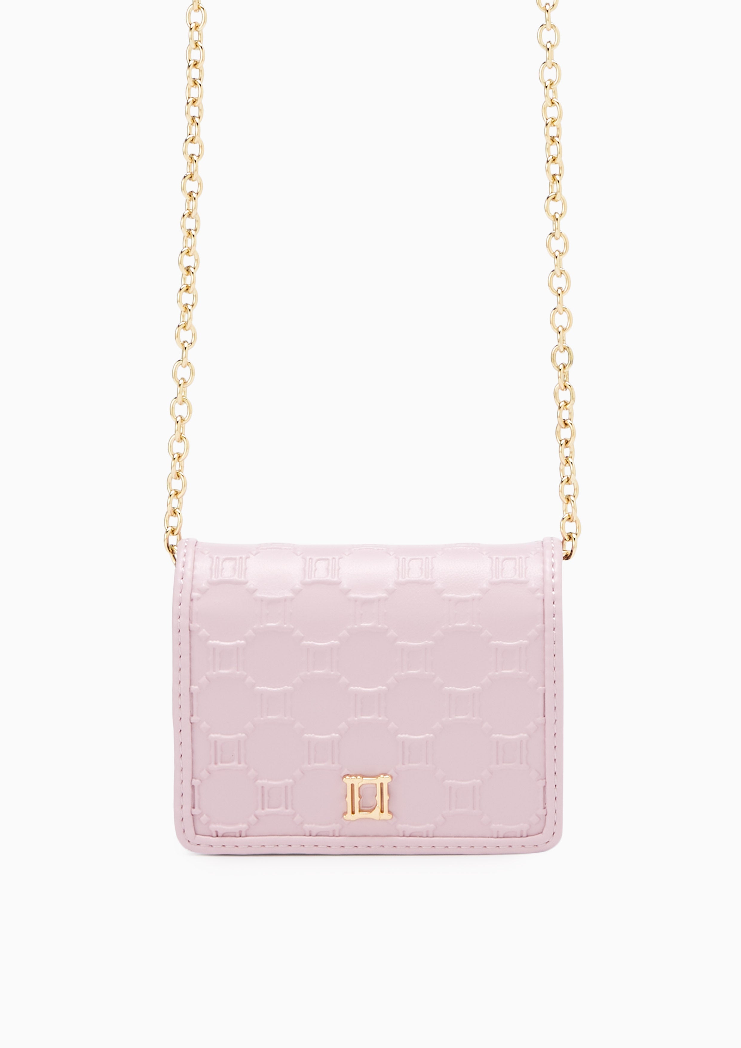 Letitia Short Wallet On Chain Light Pink