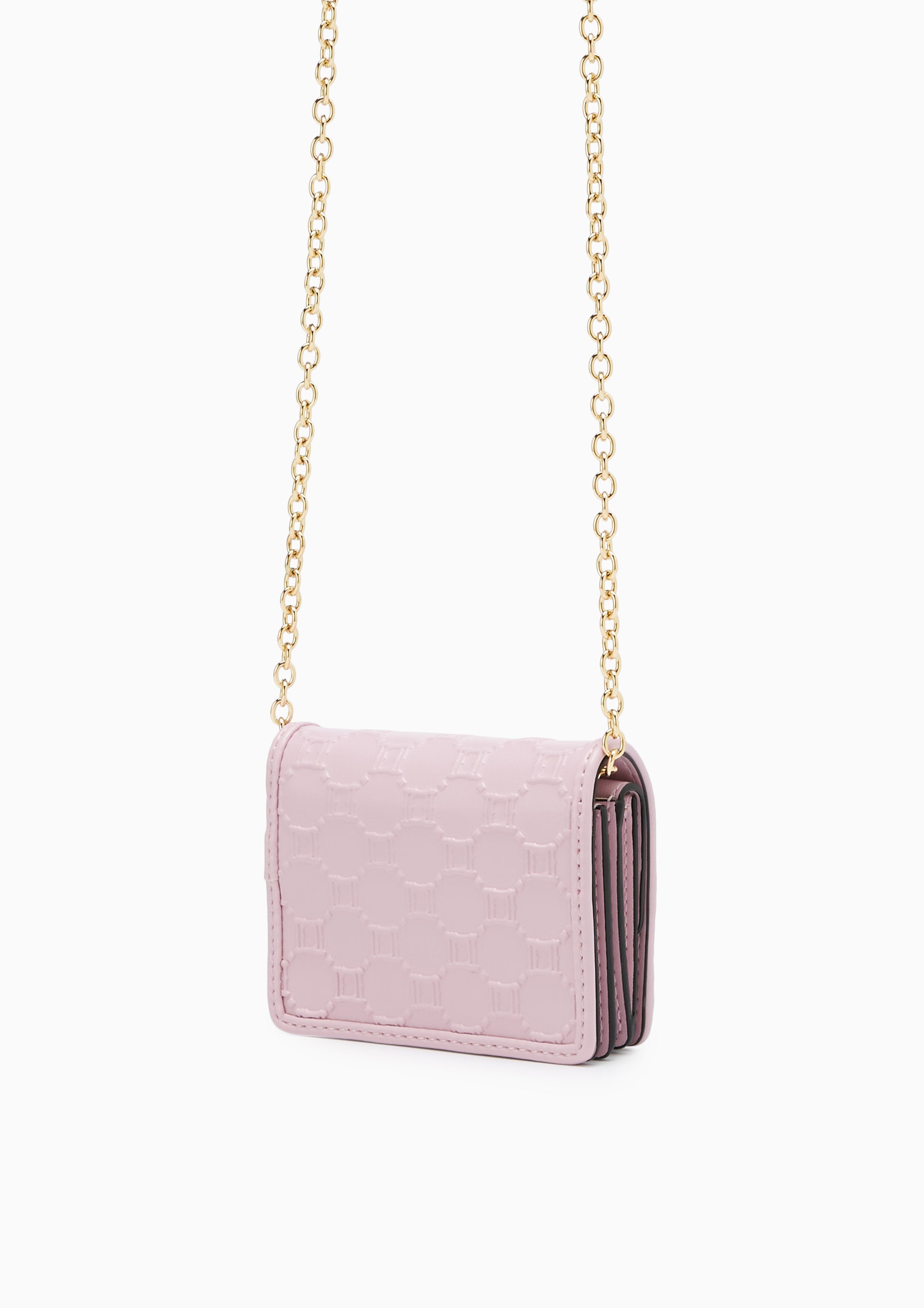 Letitia Short Wallet On Chain Light Pink