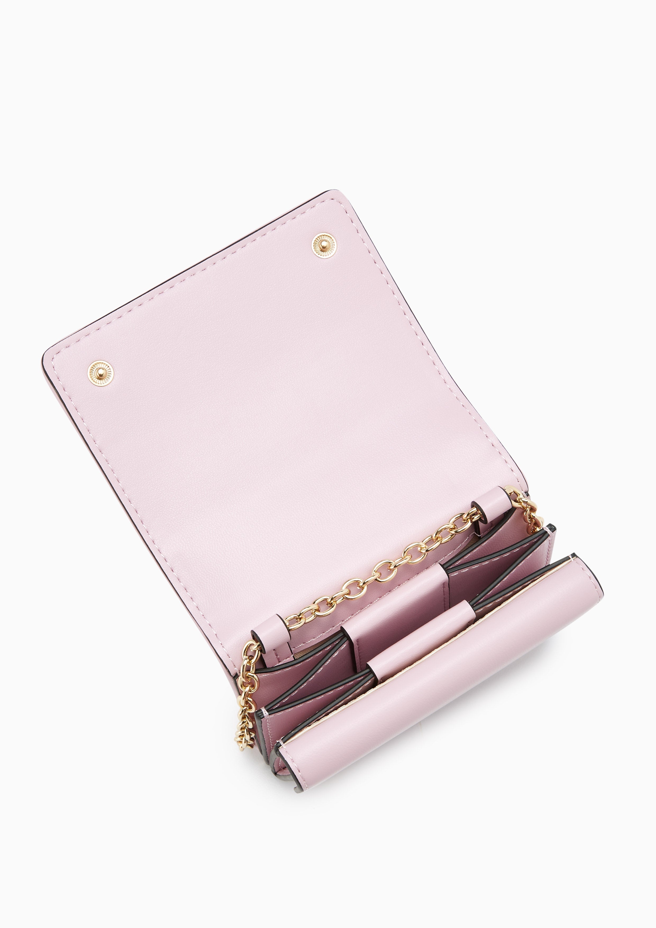 Letitia Short Wallet On Chain Light Pink