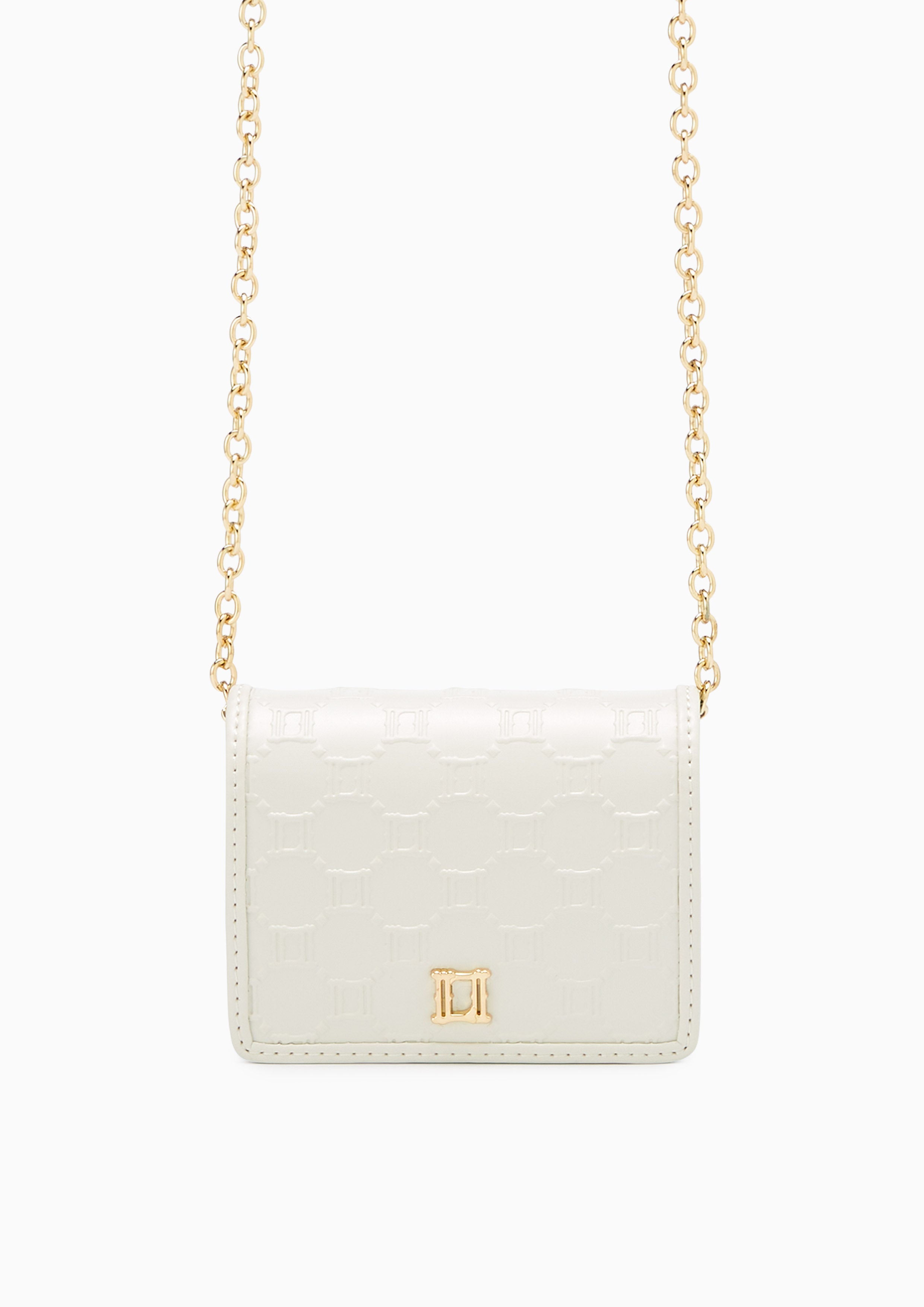 Letitia Short Wallet On Chain Off-White