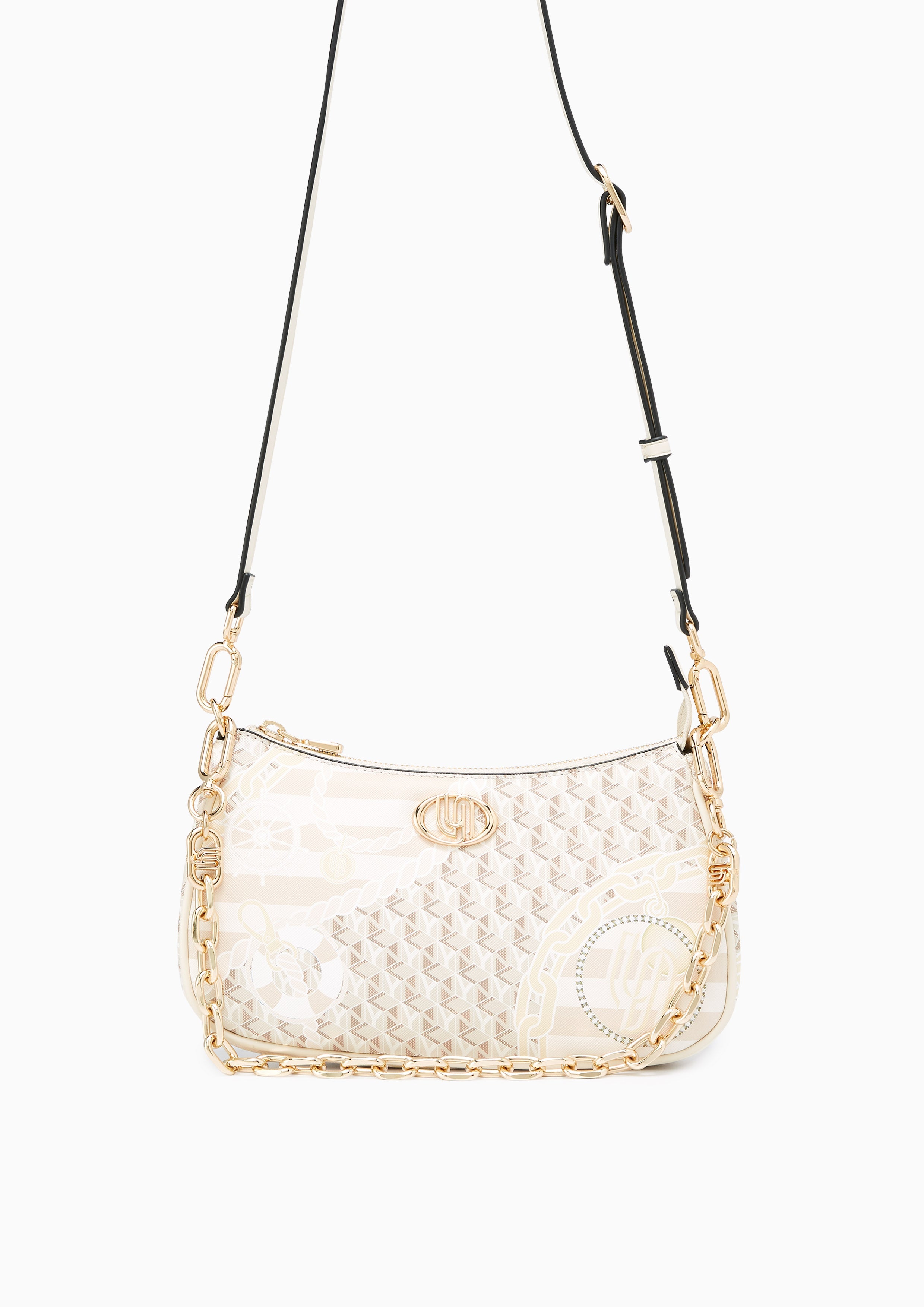 Minyas Infinite Shoulderbag Printed Beige