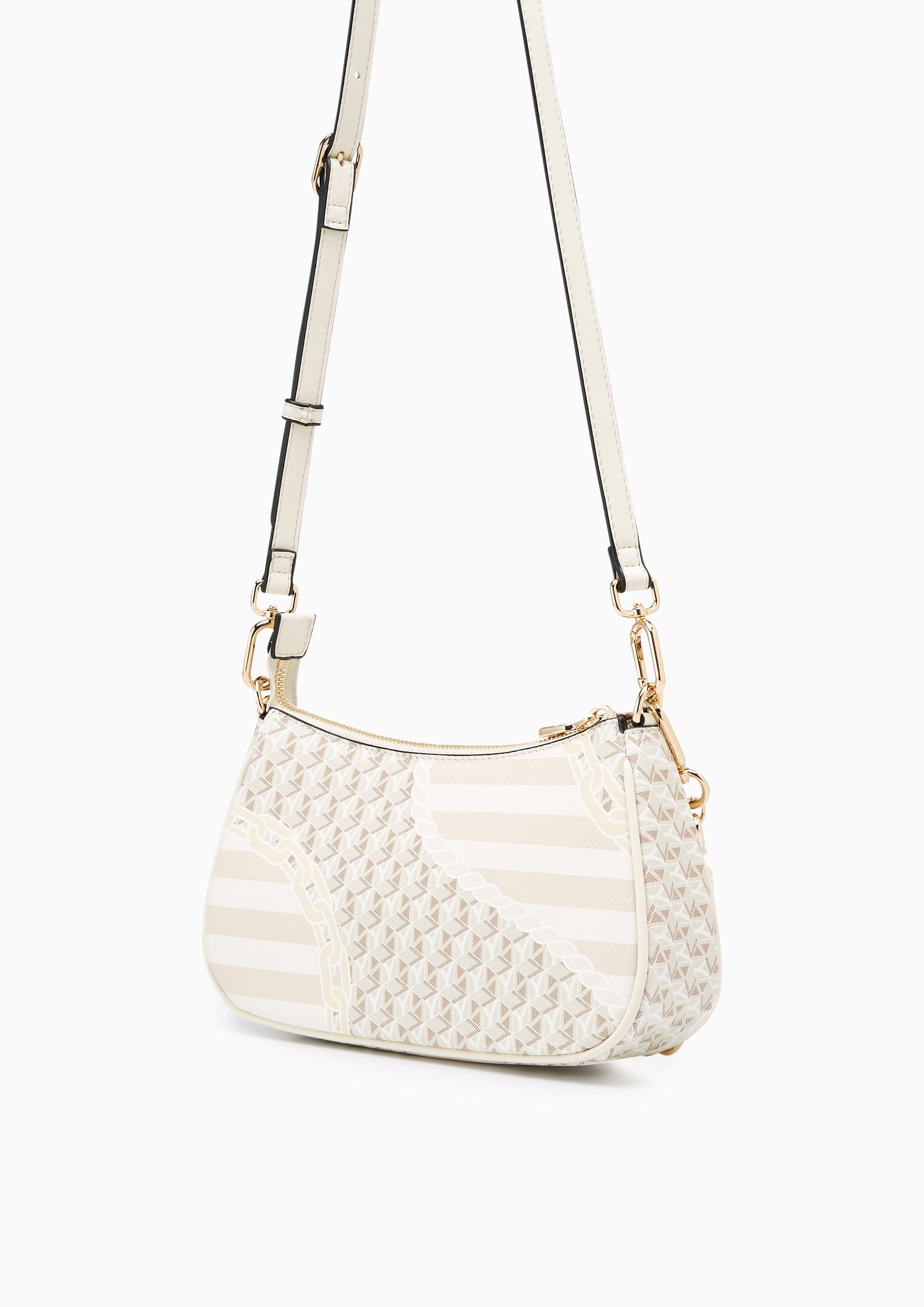 Minyas Infinite Shoulderbag Printed Beige