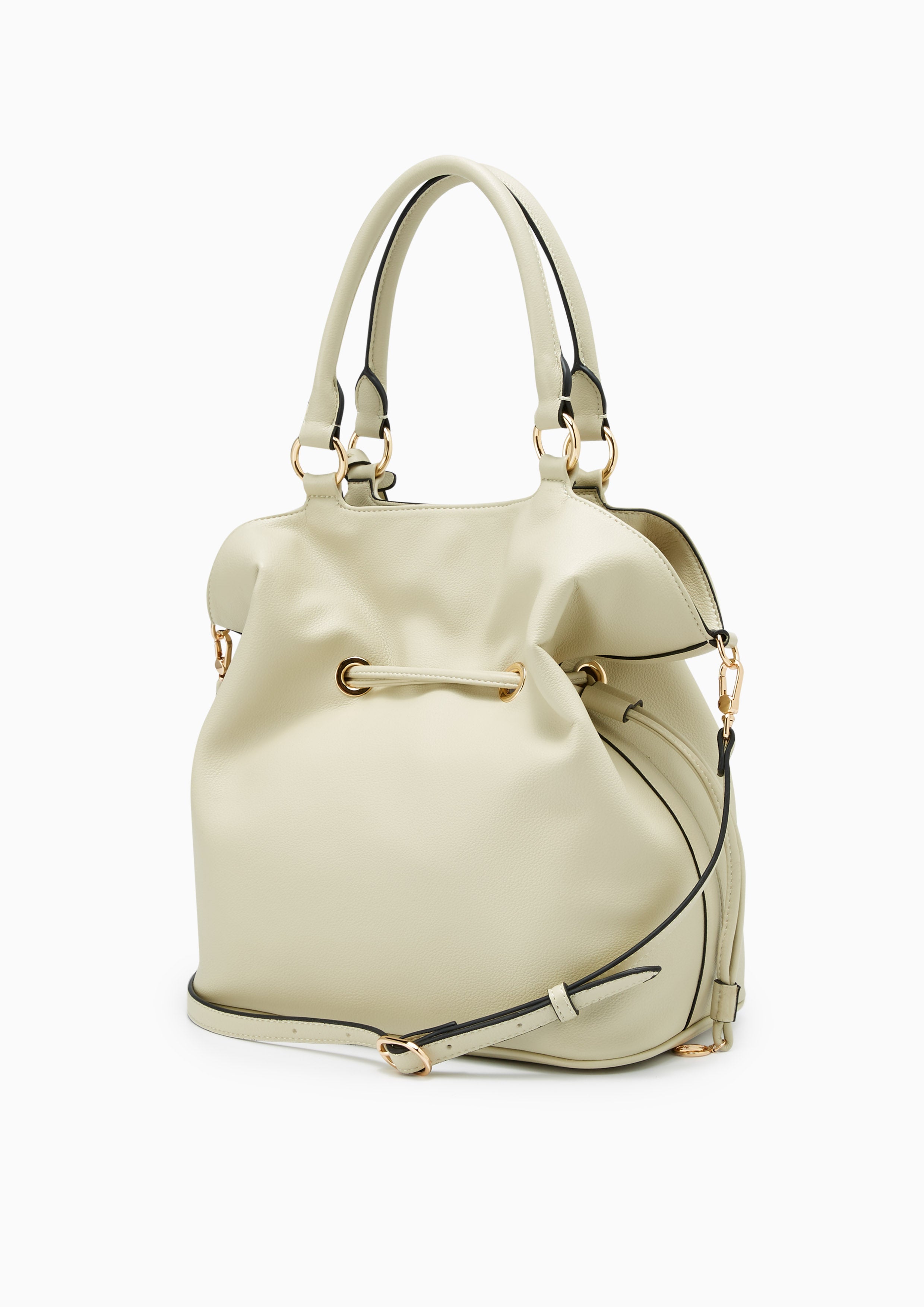 Olympia Infinite Xl Bucket Bag Beige