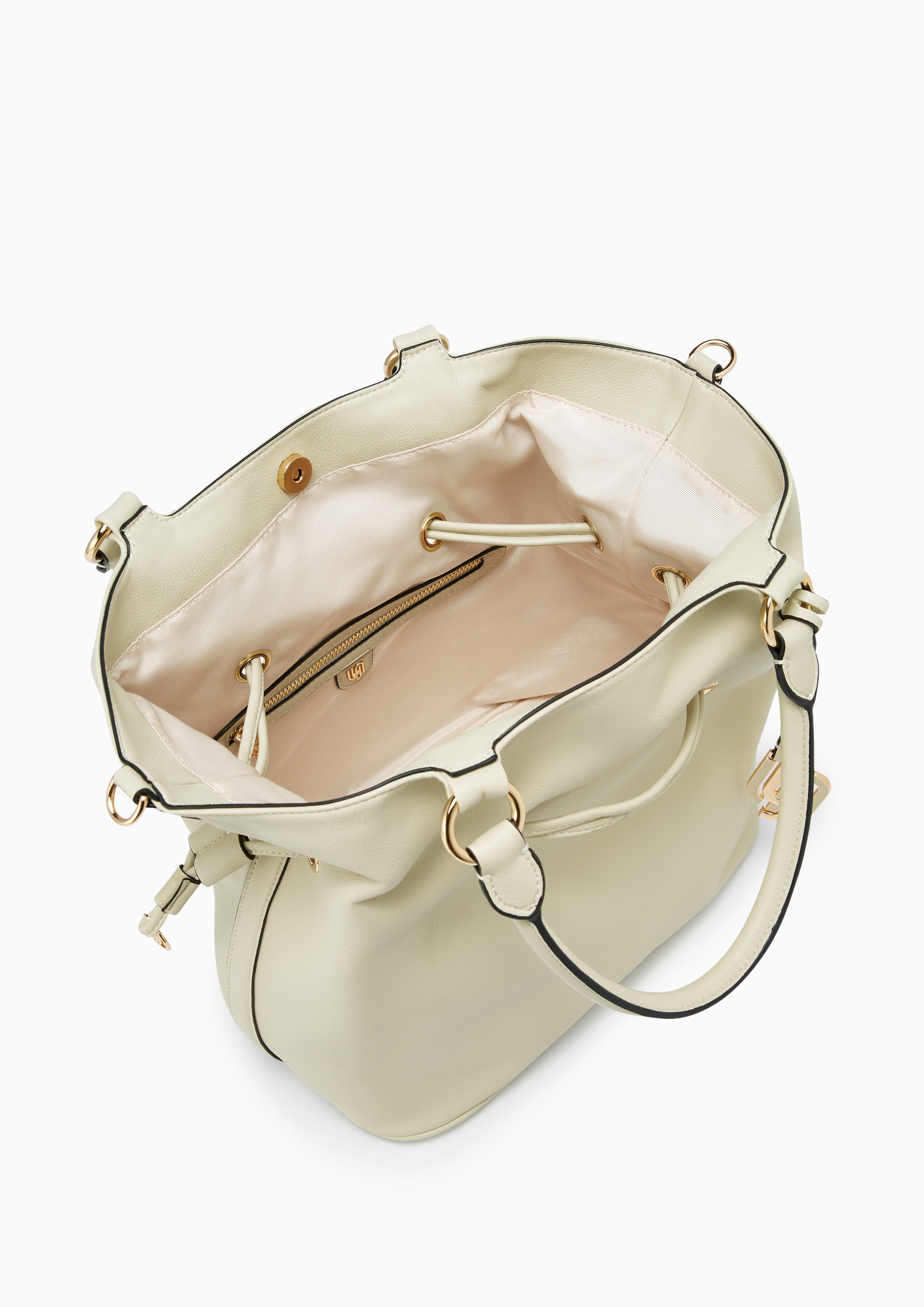 Olympia Infinite Xl Bucket Bag Beige