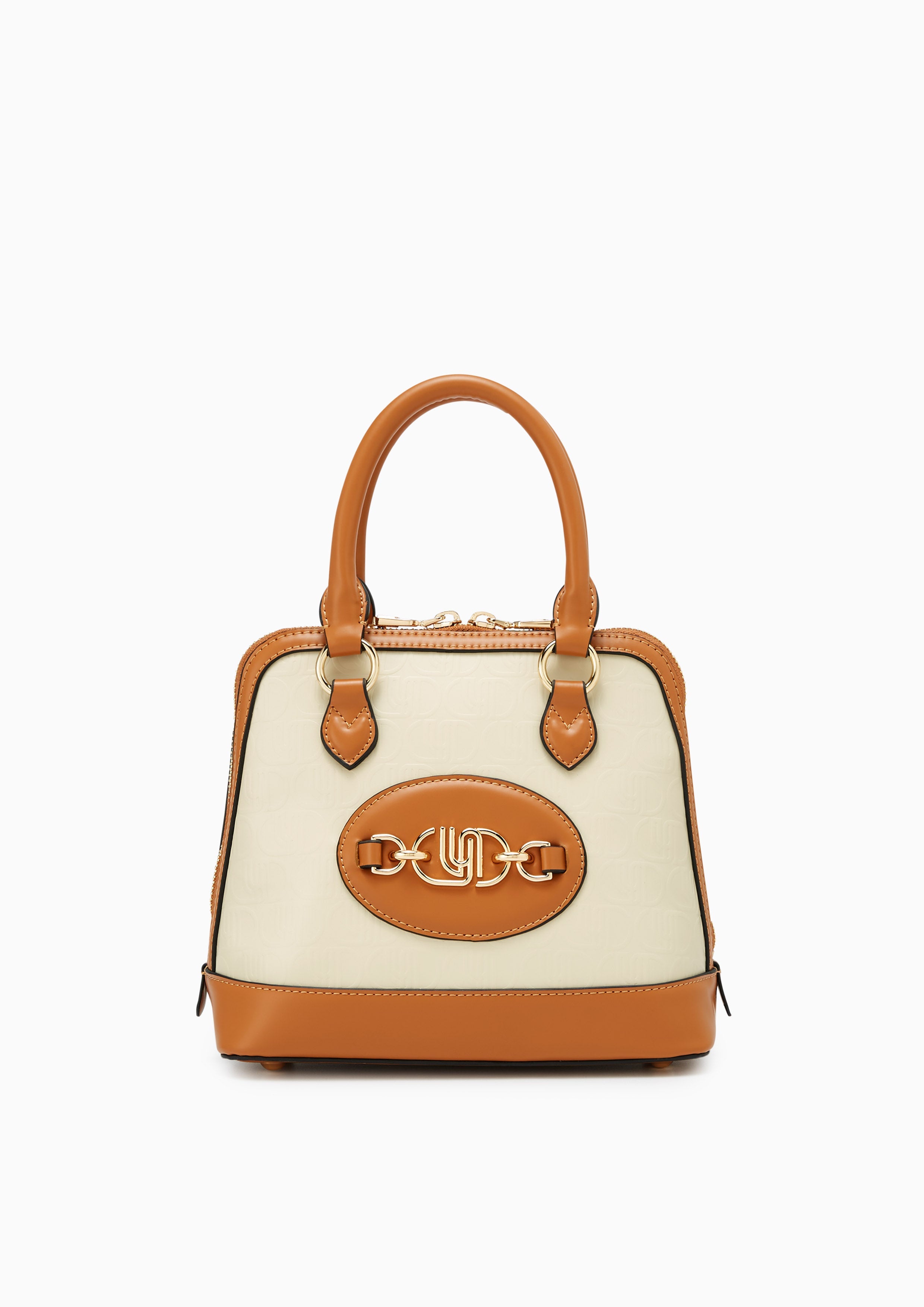 Vidia Infinite Mini Top Handbag Beige