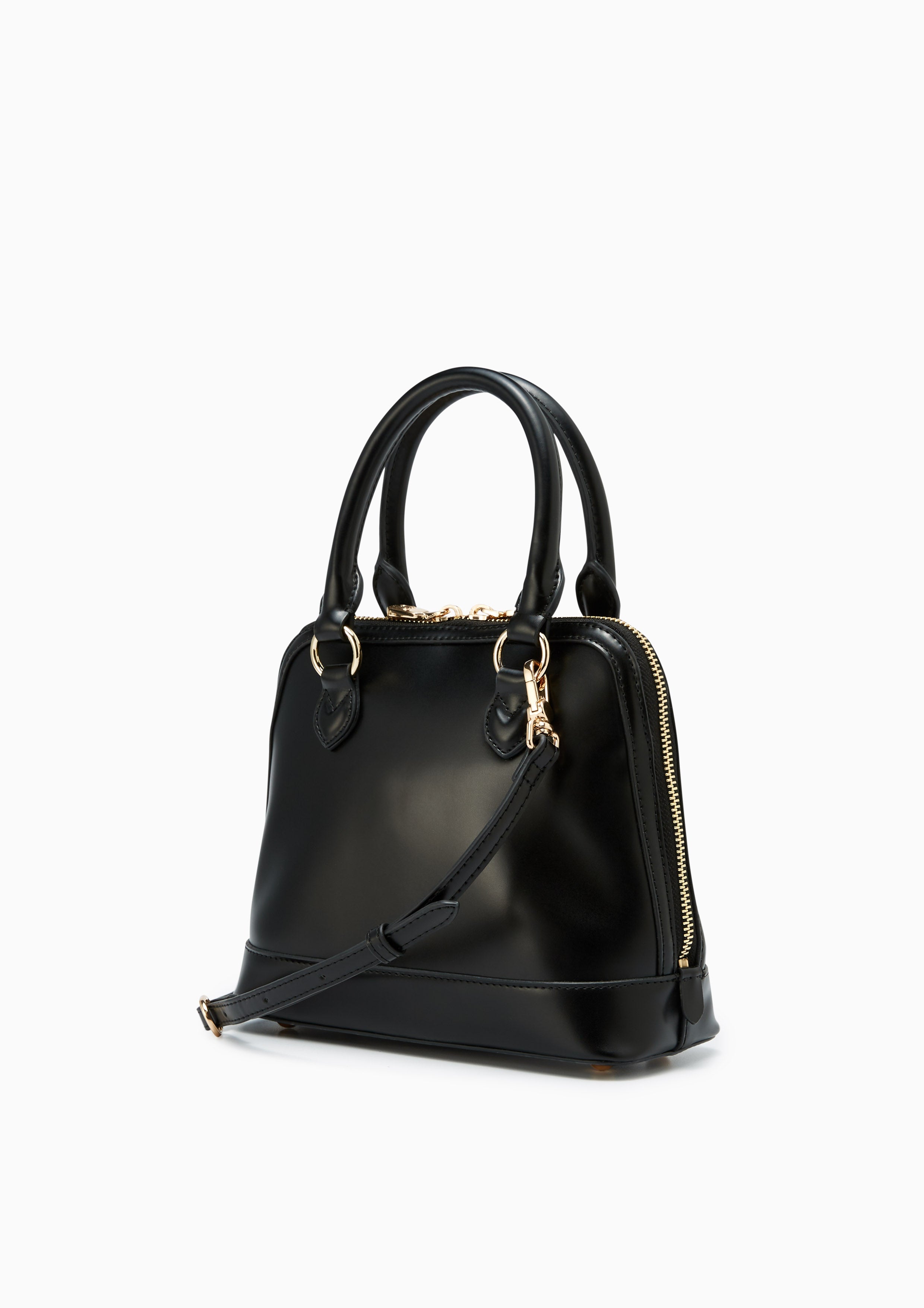 Vidia Plain Infinite Mini Top Handbag Black