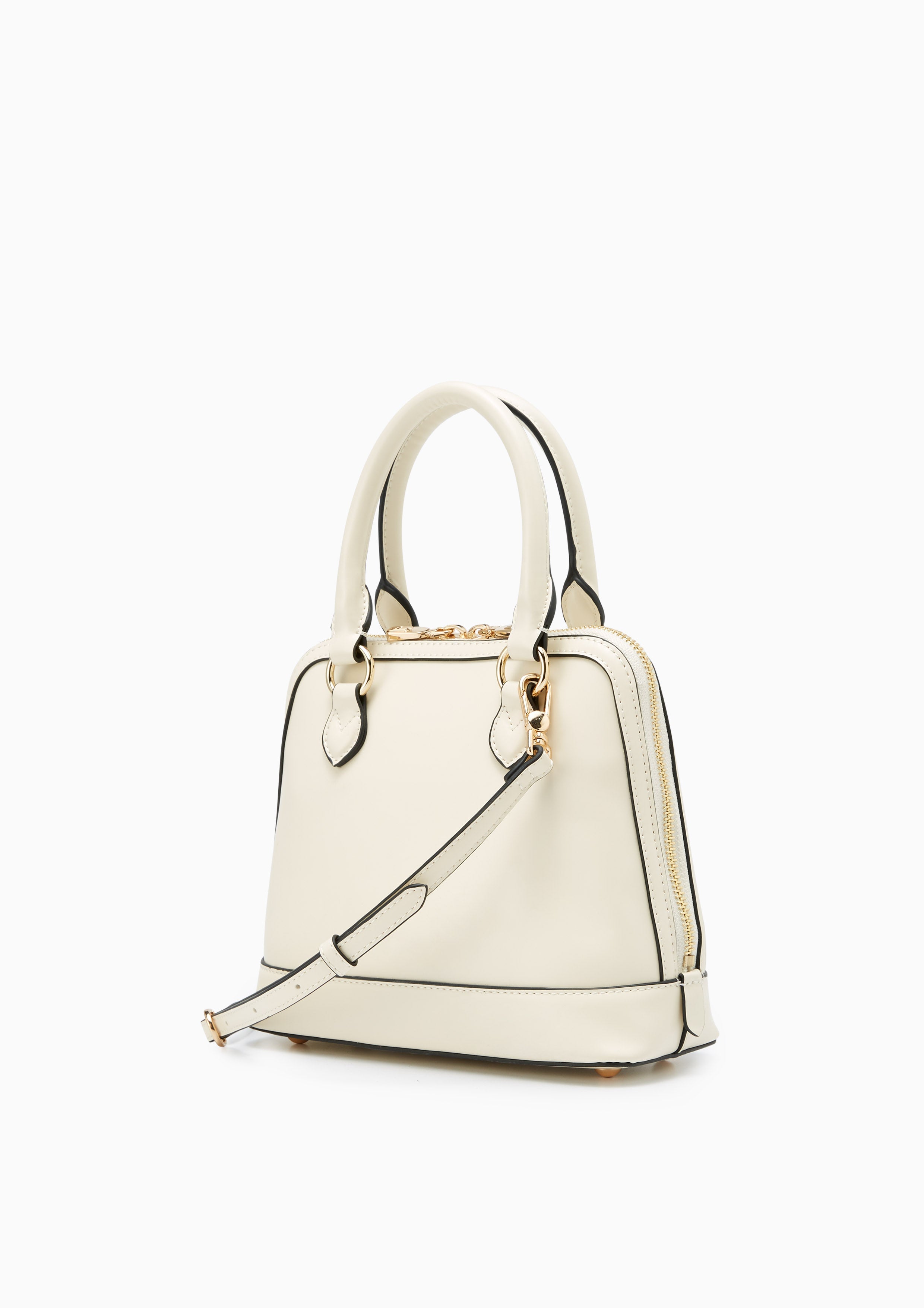 Vidia Plain Infinite Mini Top Handbag Ivory