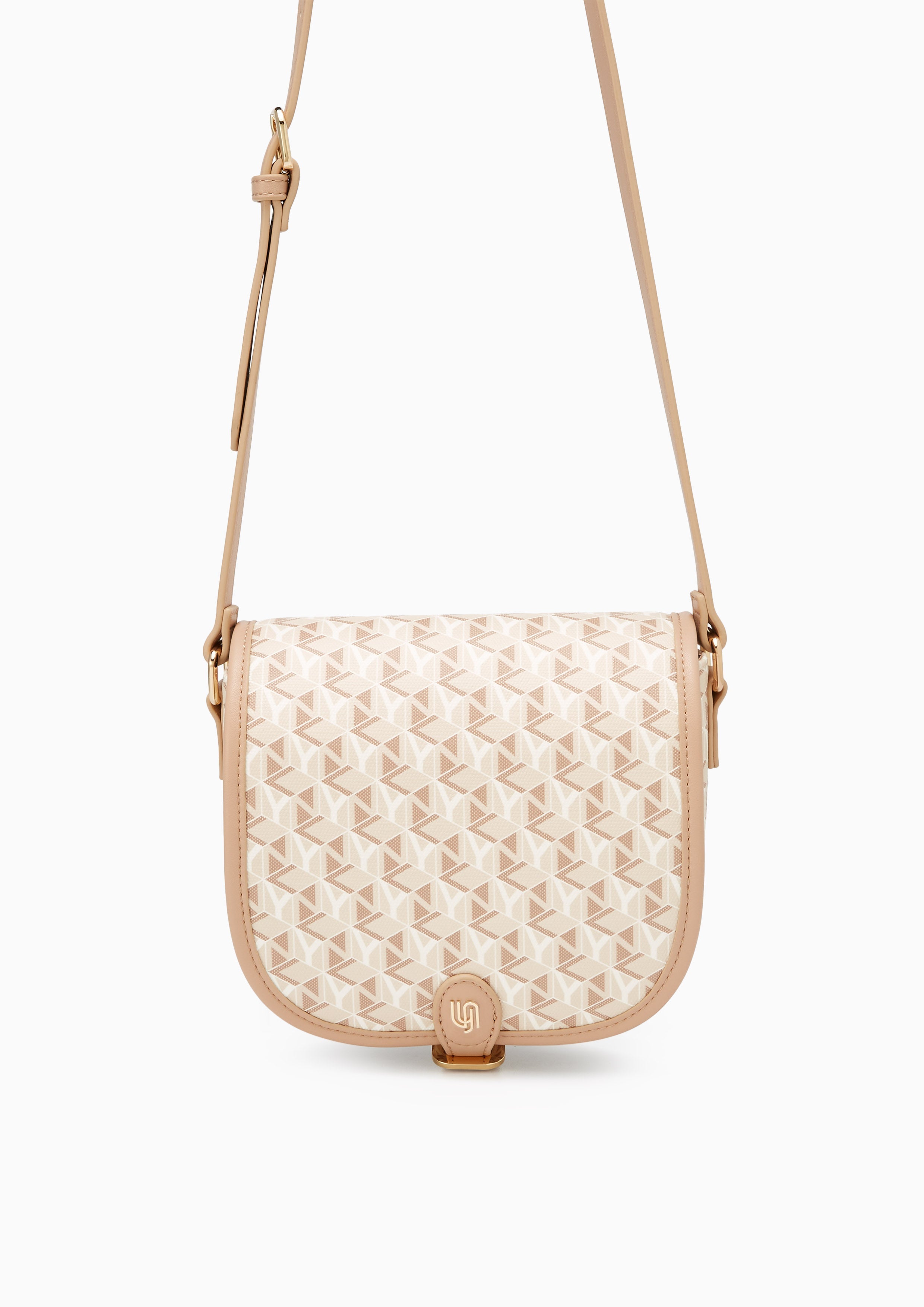 Solomon Infinite S Crossbody Bag Beige