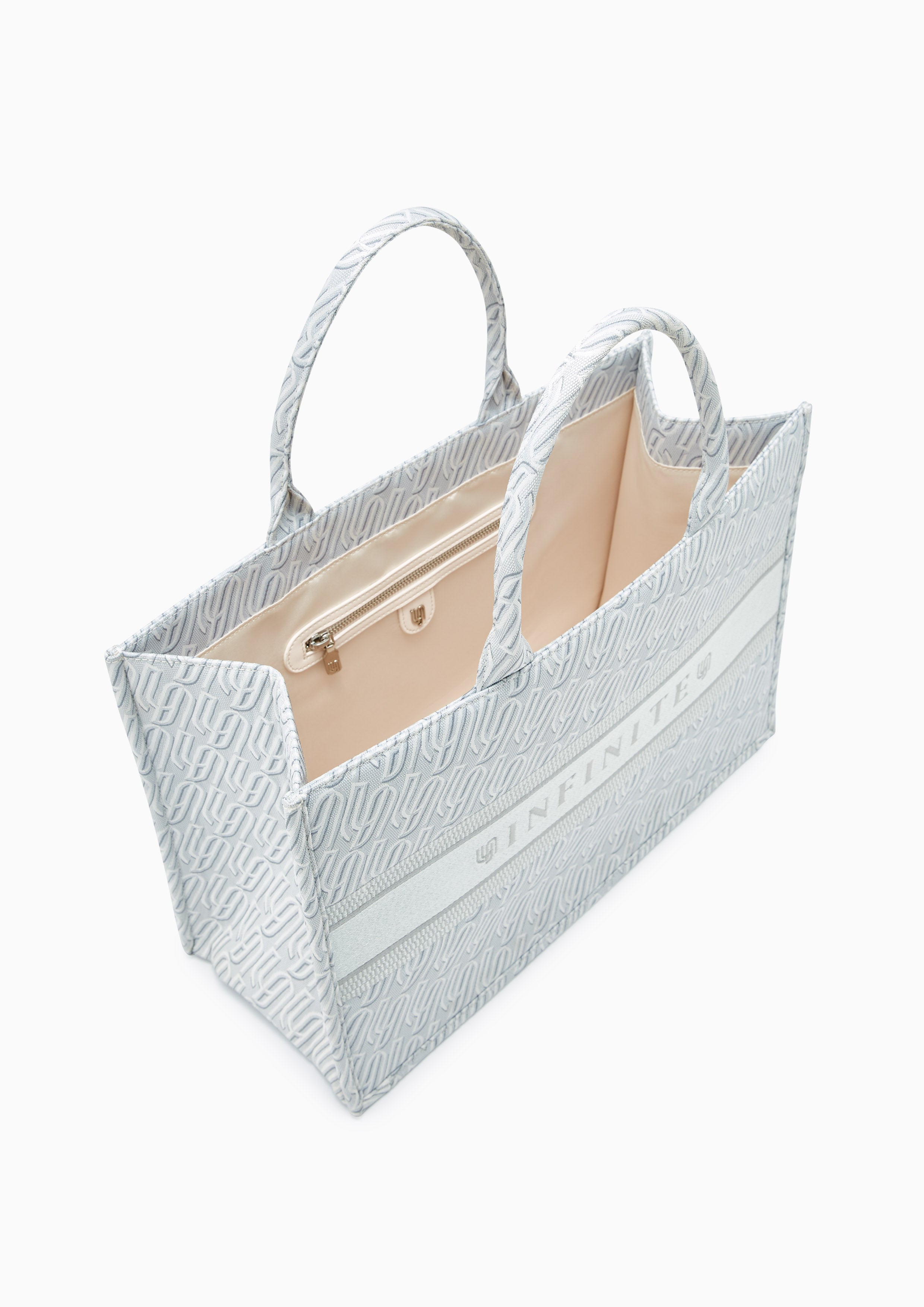 Viola Infinite Tote Bag Light Grey