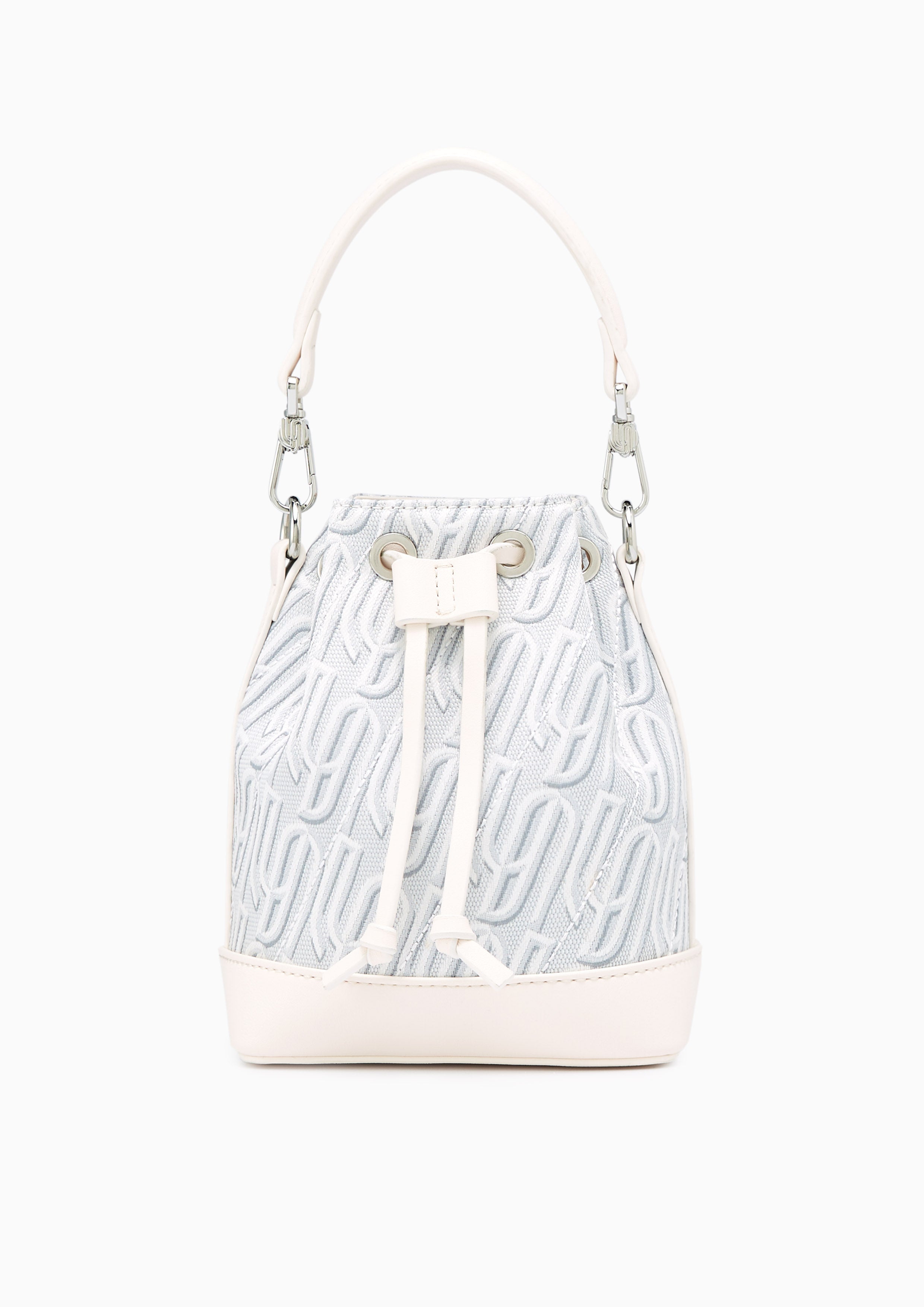 Viola Infinite Mini Bucket Bag Light Grey