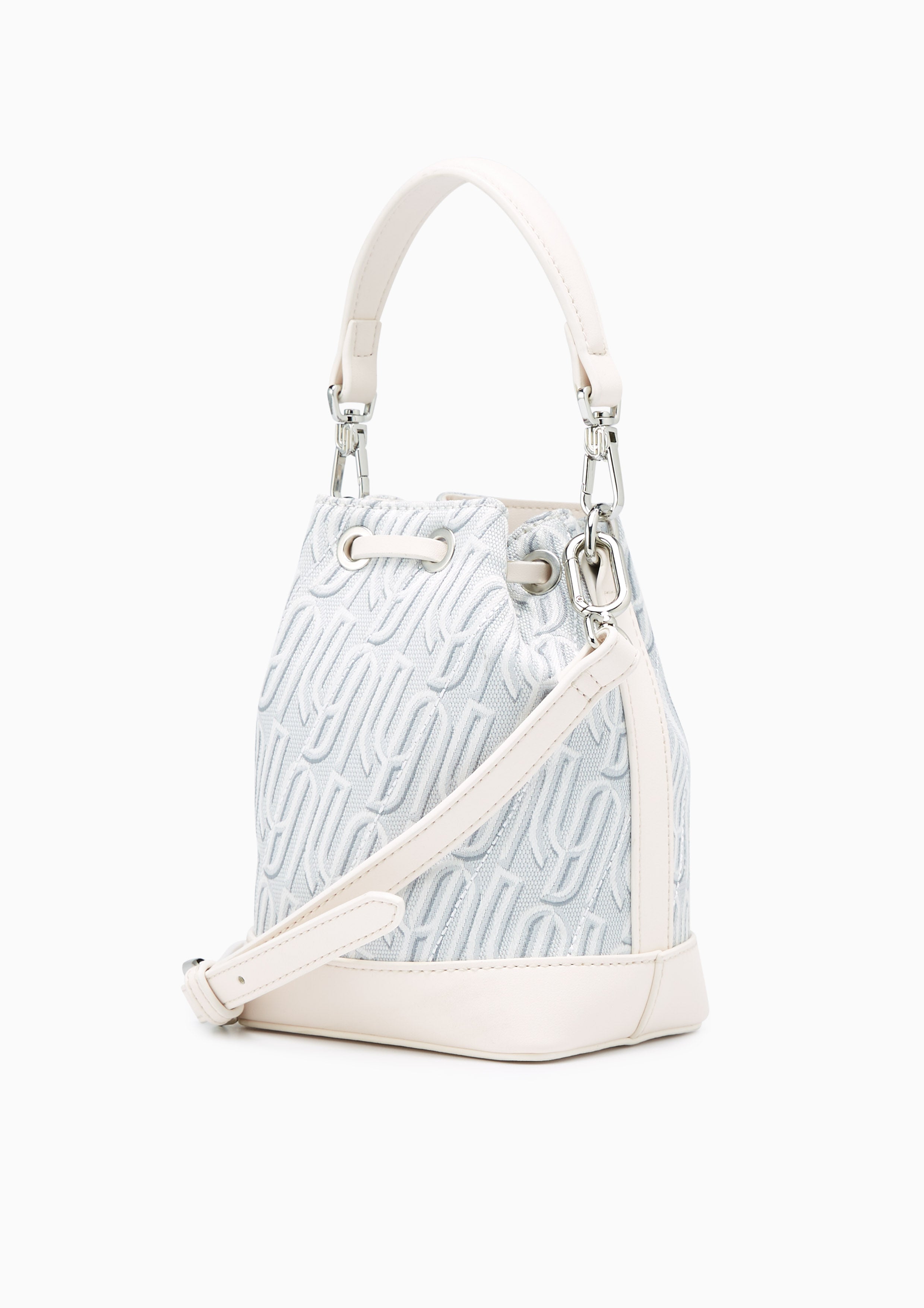 Viola Infinite Mini Bucket Bag Light Grey