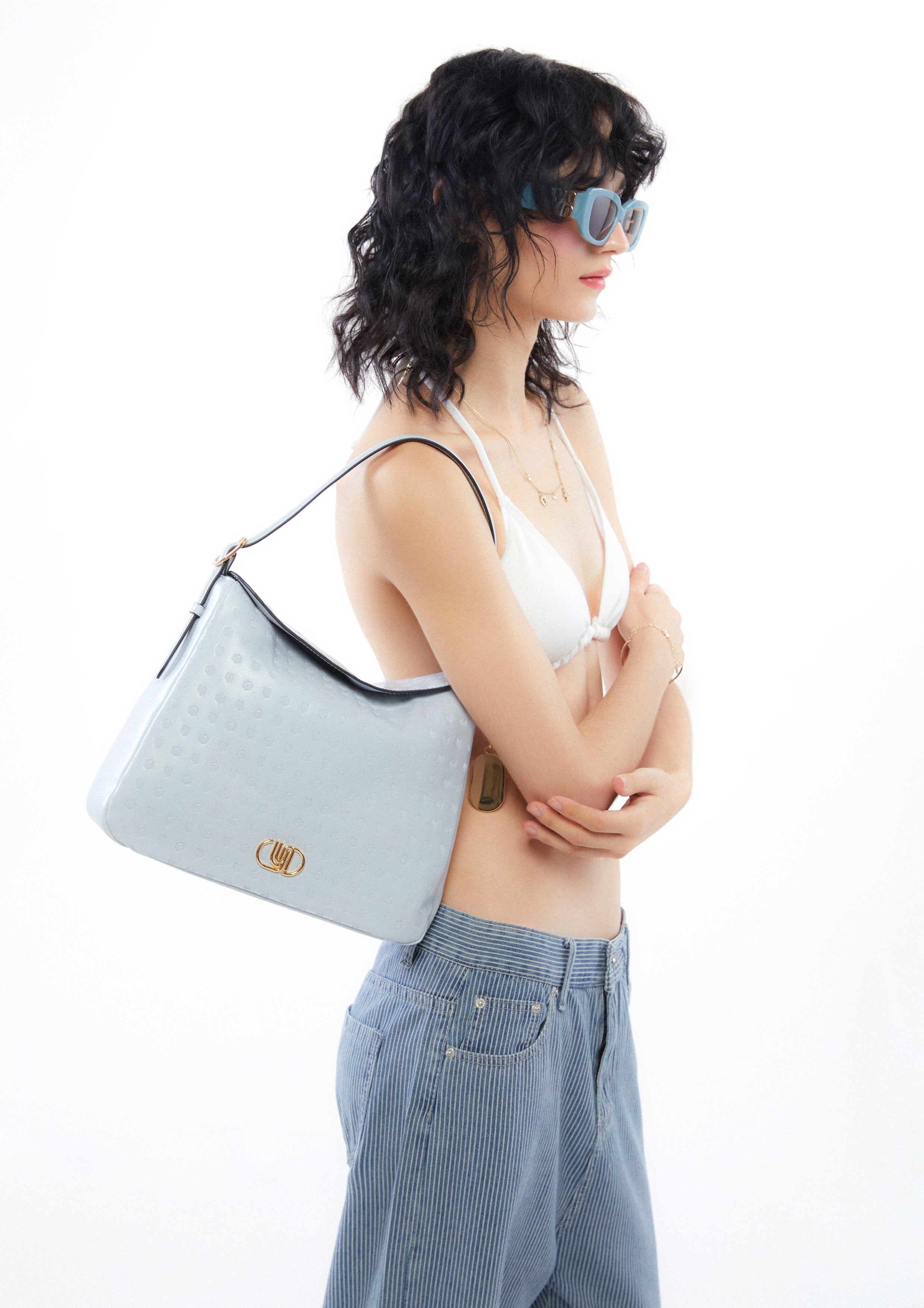 Mintage Inf L Shoulder Bag Light Blue