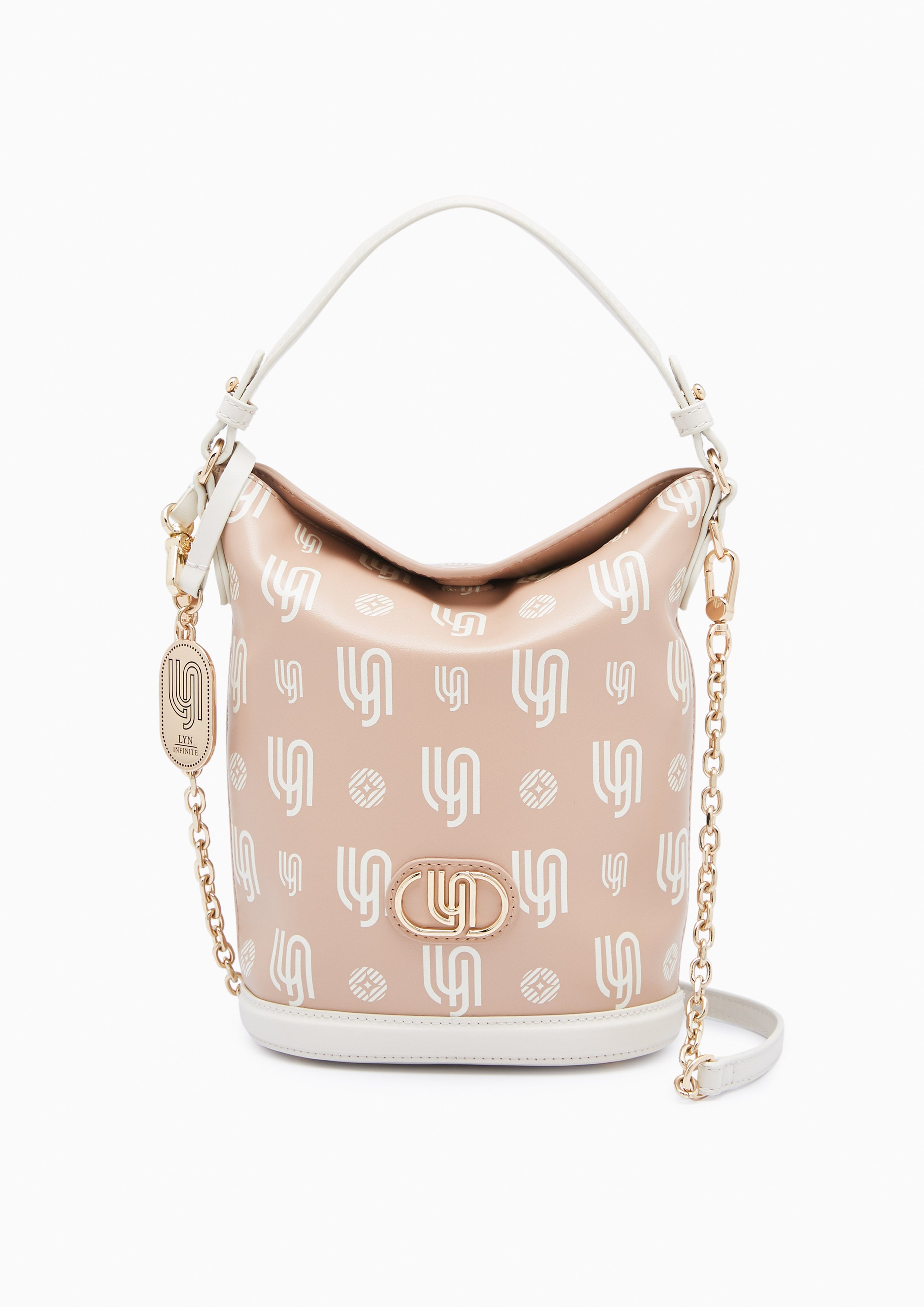 Mintage Print Inf S Bucket Bag Beige