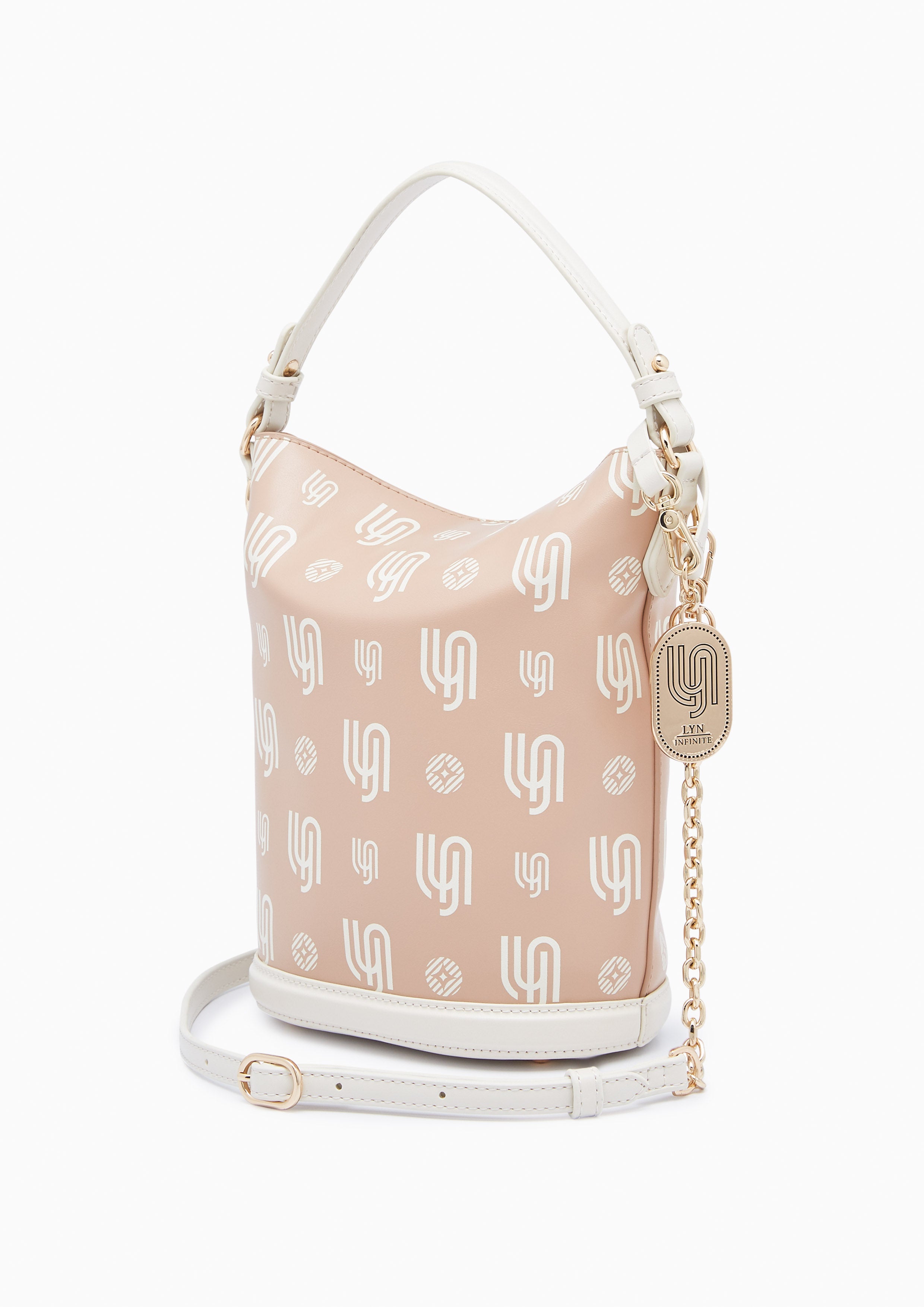 Mintage Print Inf S Bucket Bag Beige