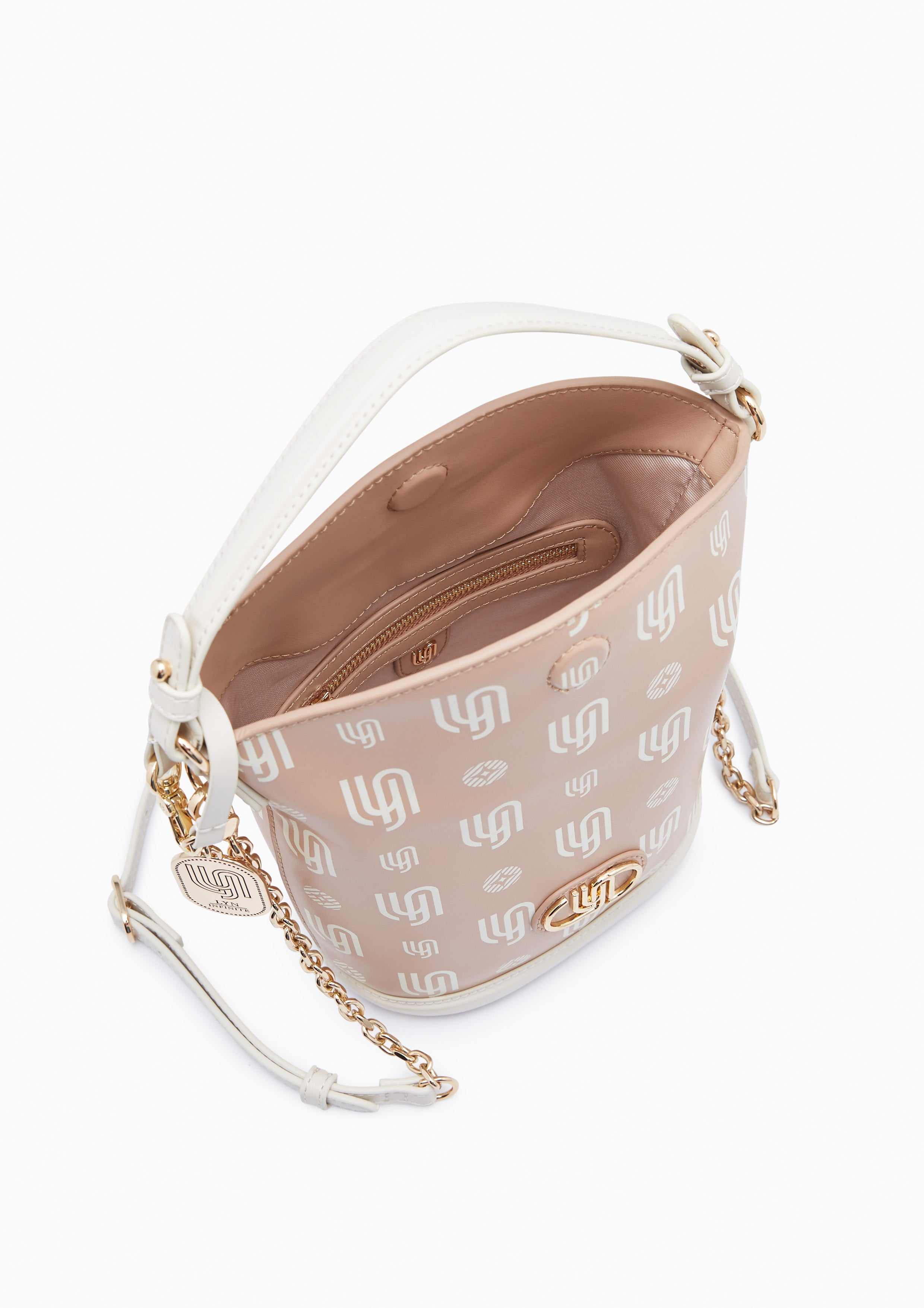 Mintage Print Inf S Bucket Bag Beige