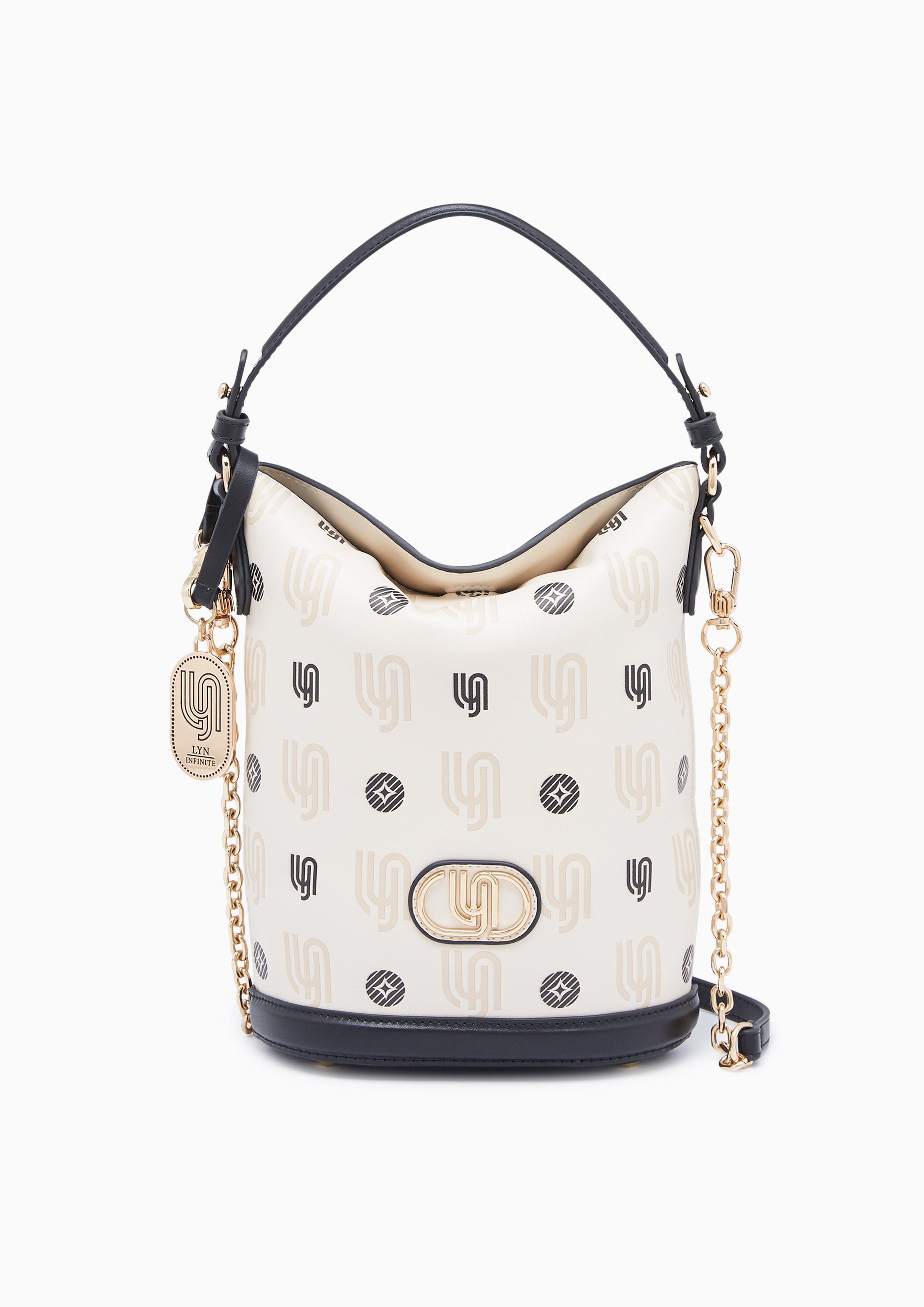 Mintage Print Inf S Bucket Bag Ivory