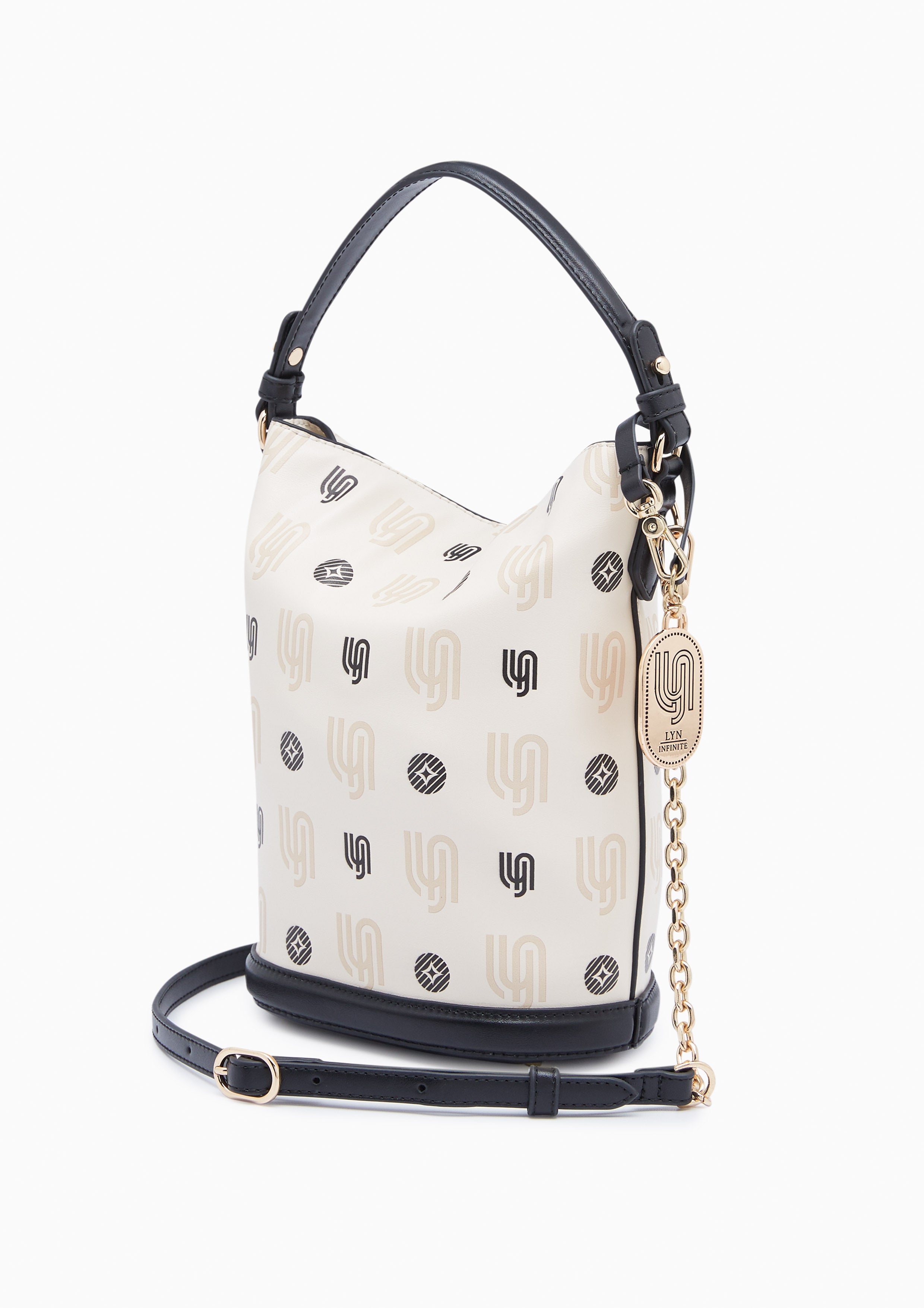 Mintage Print Inf S Bucket Bag Ivory