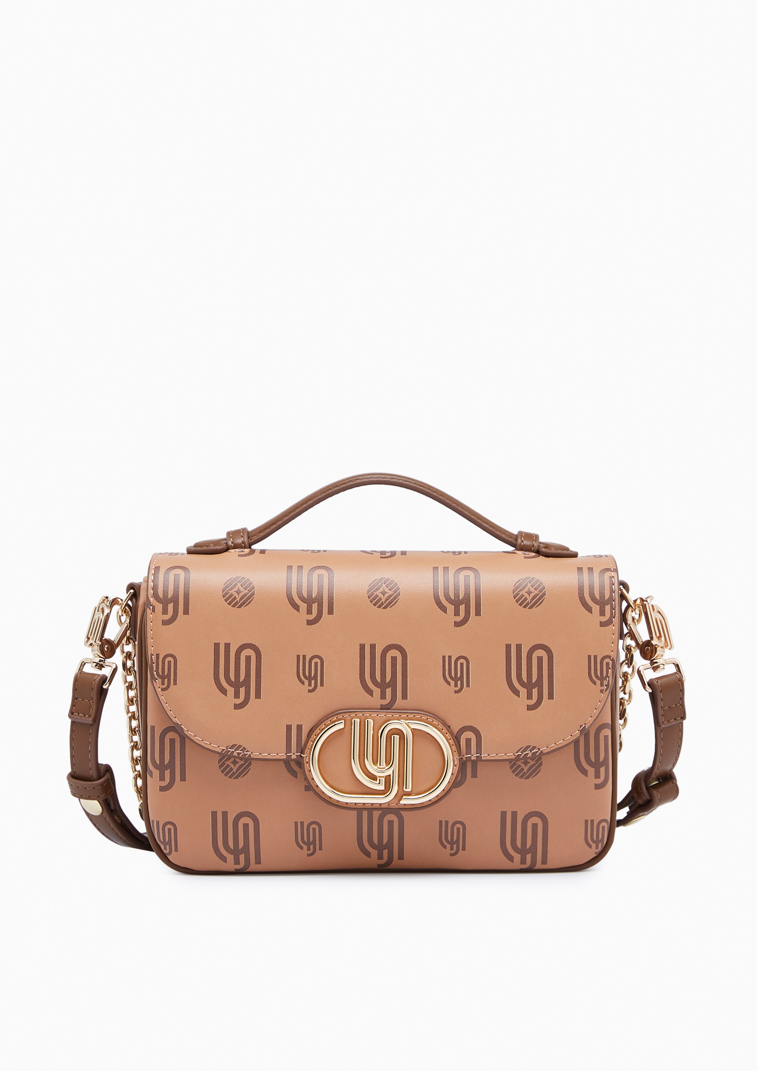 Mintage Print Inf S Crossbody Bag Light Brown