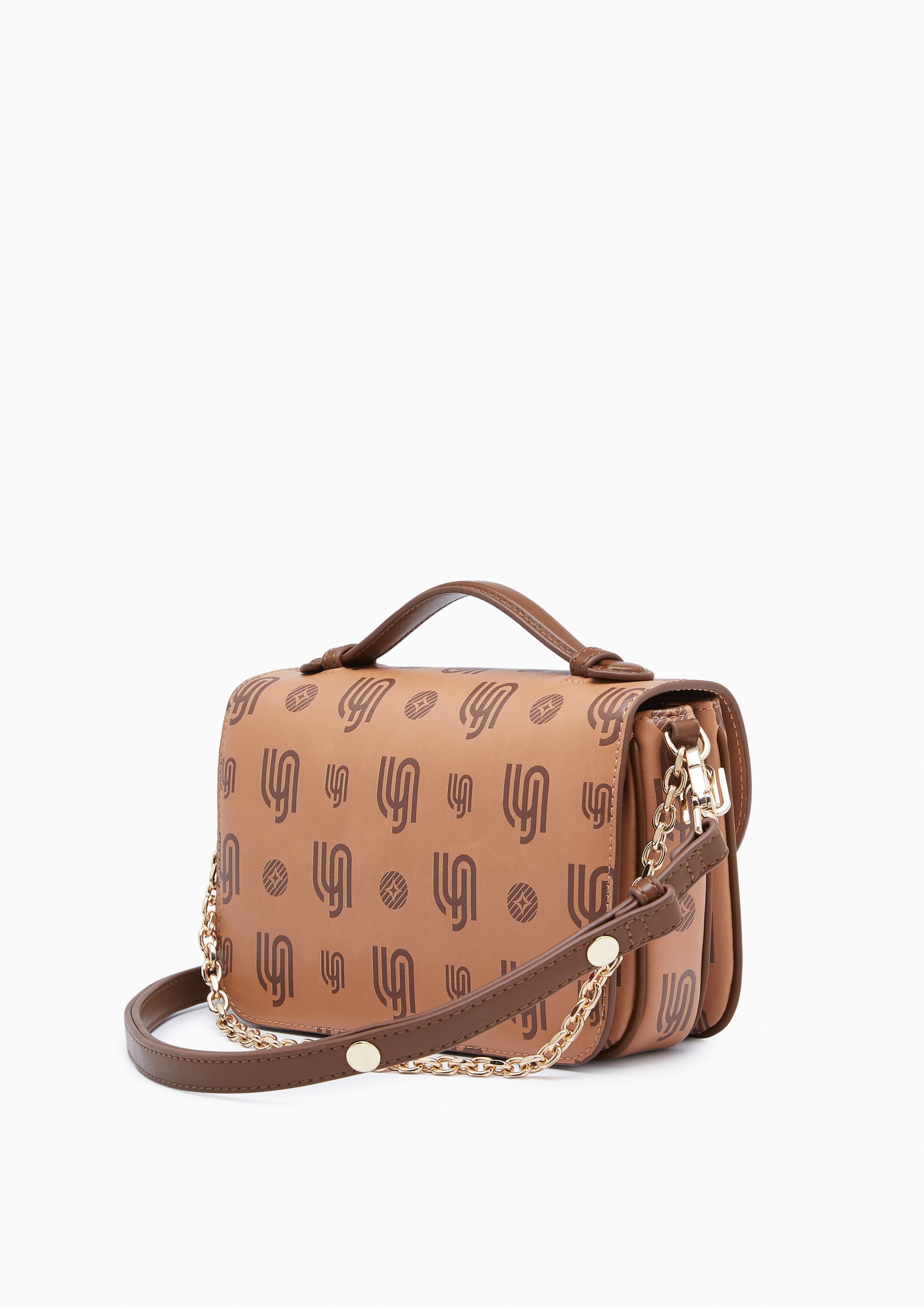 Mintage Print Inf S Crossbody Bag Light Brown