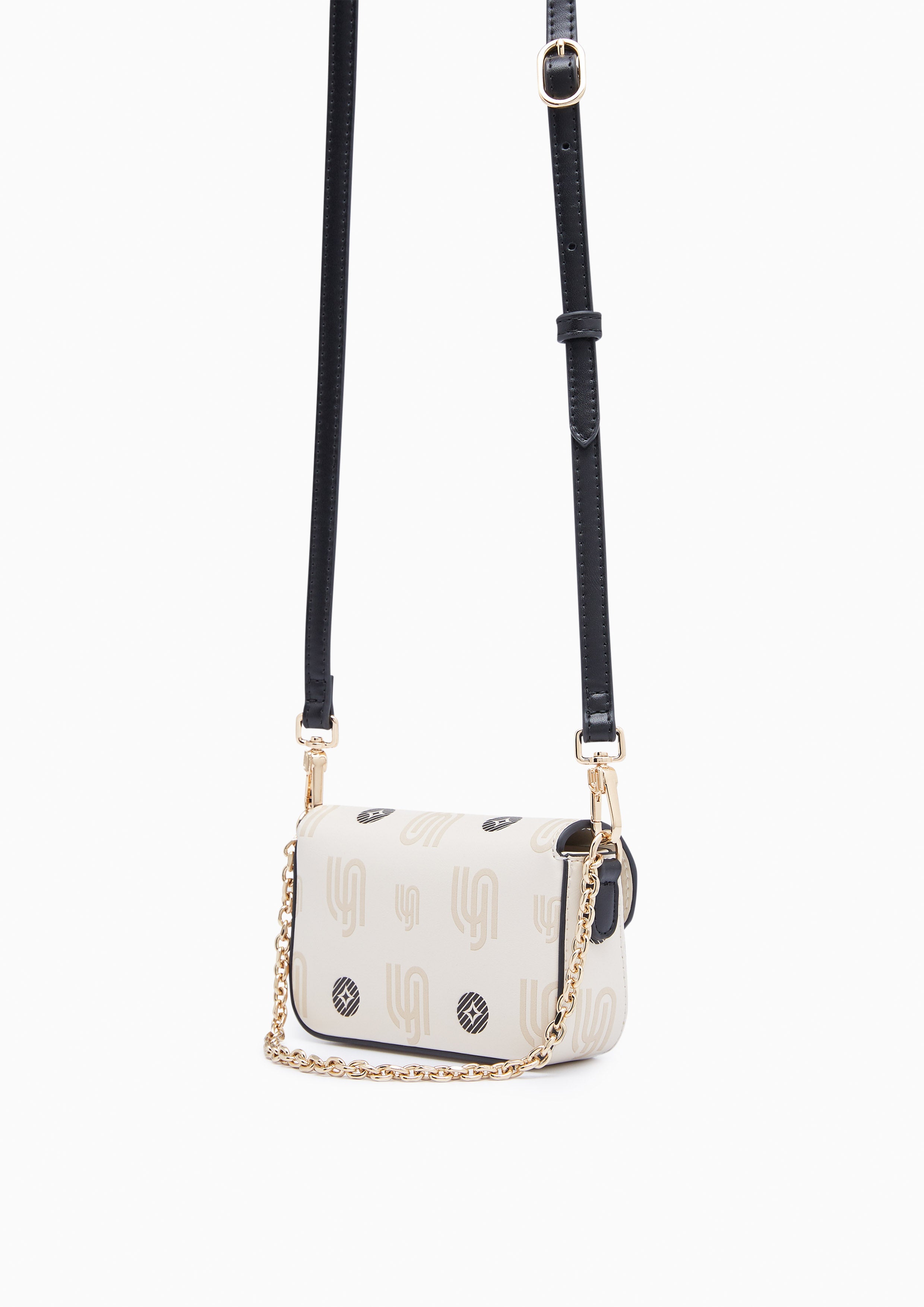 Mintage Print Inf XS Crossbody Bag White