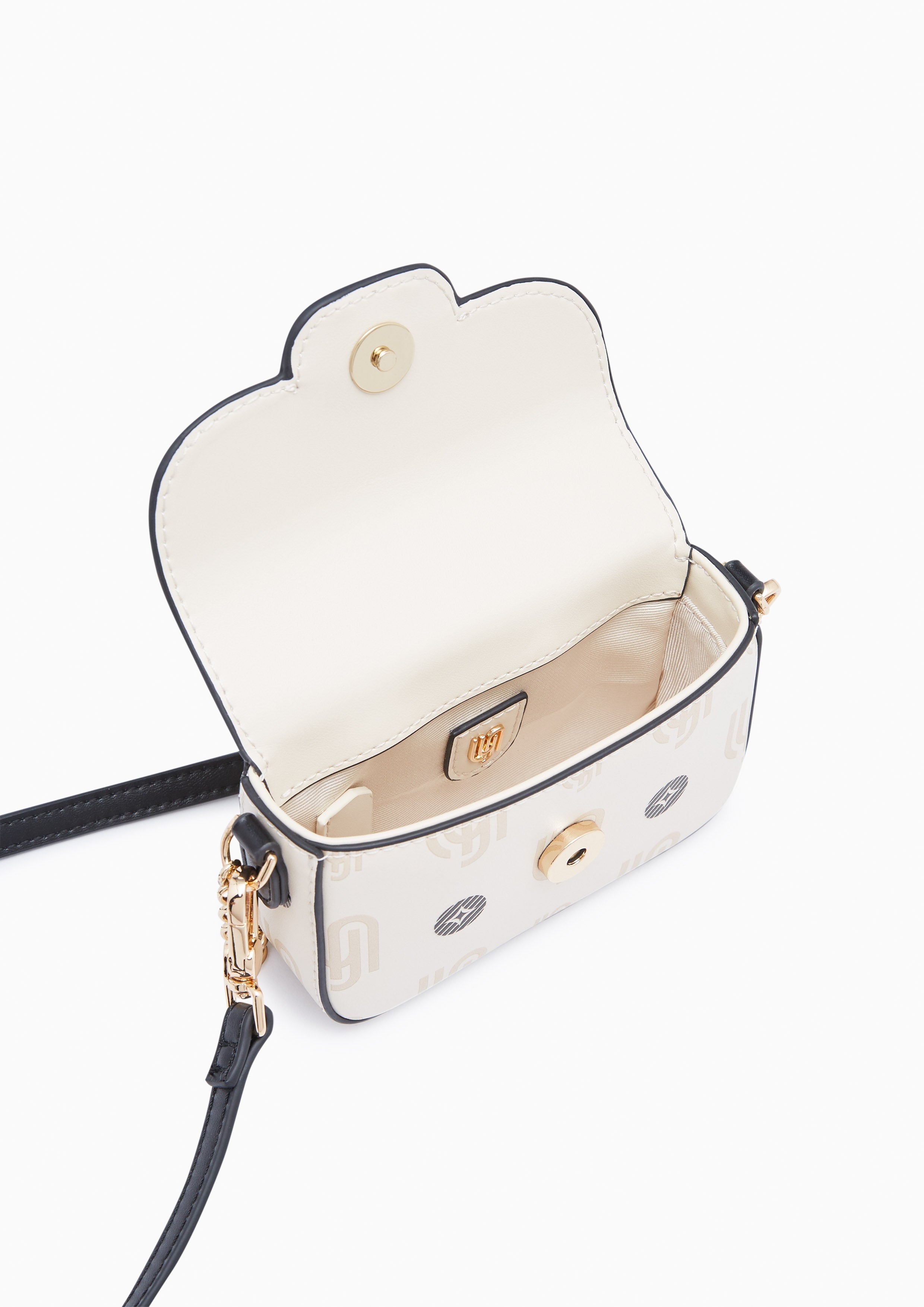 Mintage Print Inf XS Crossbody Bag White