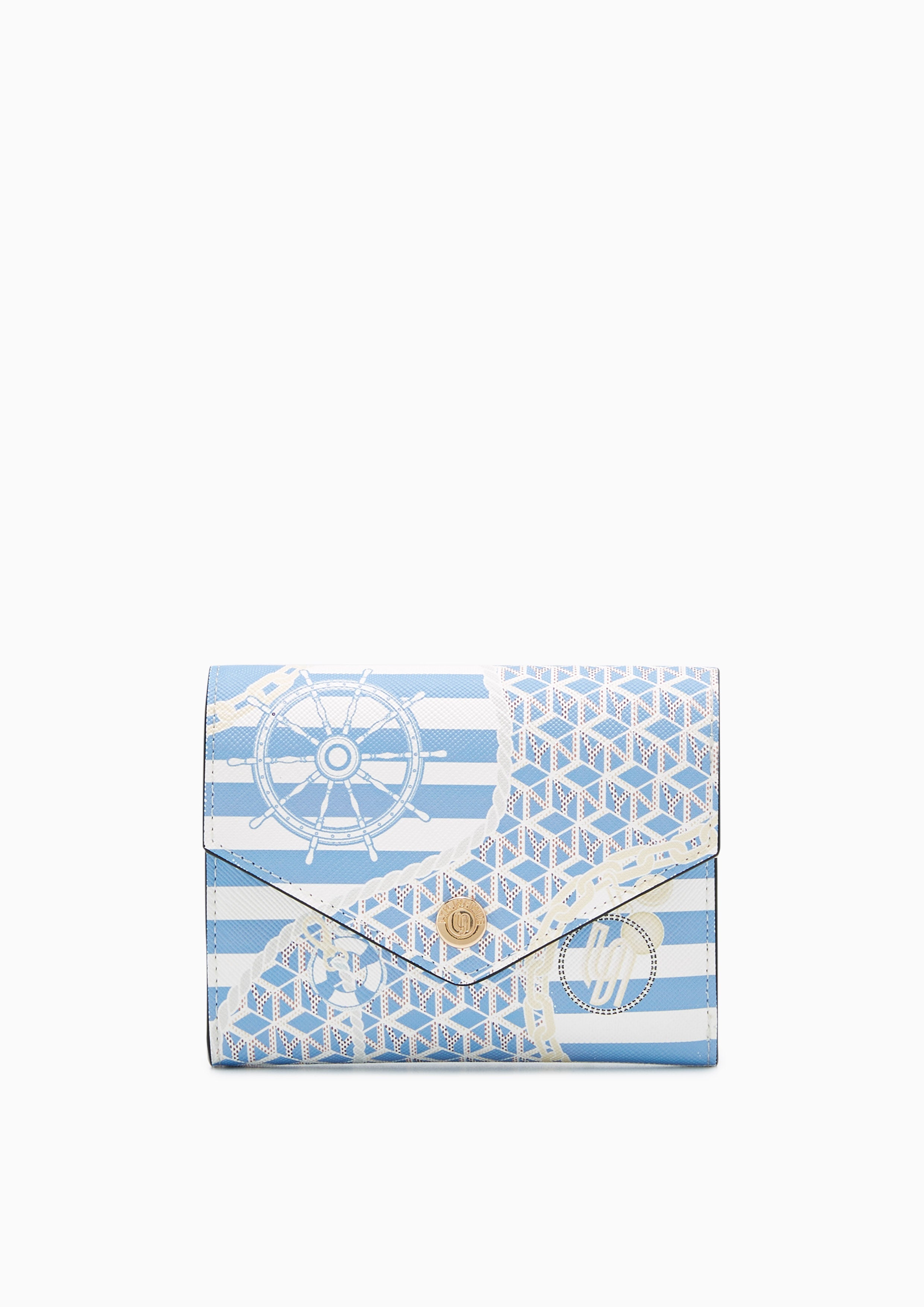 Minyas Infinite Short Wallet Blue