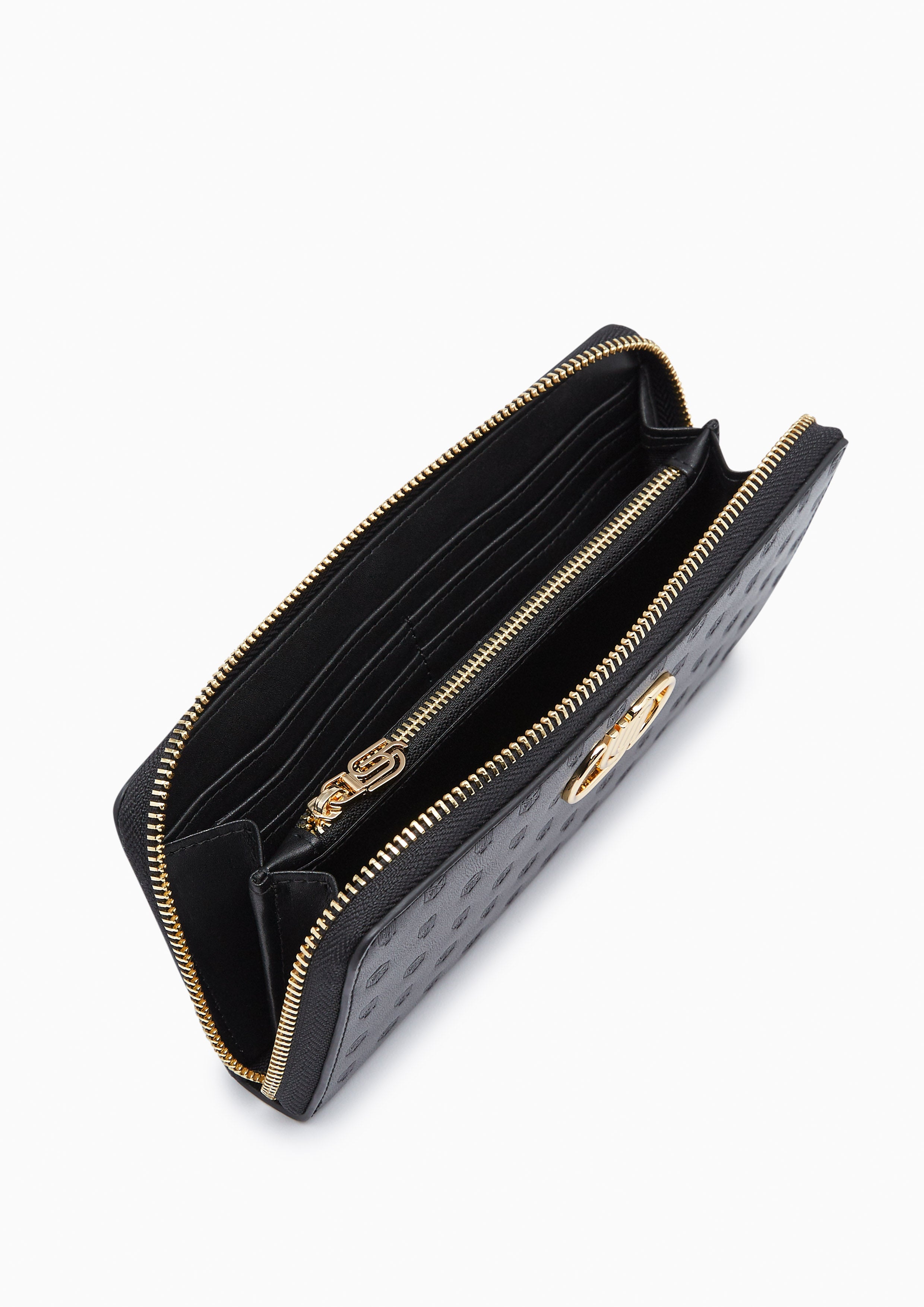 Mintage Inf Long Wallet Black