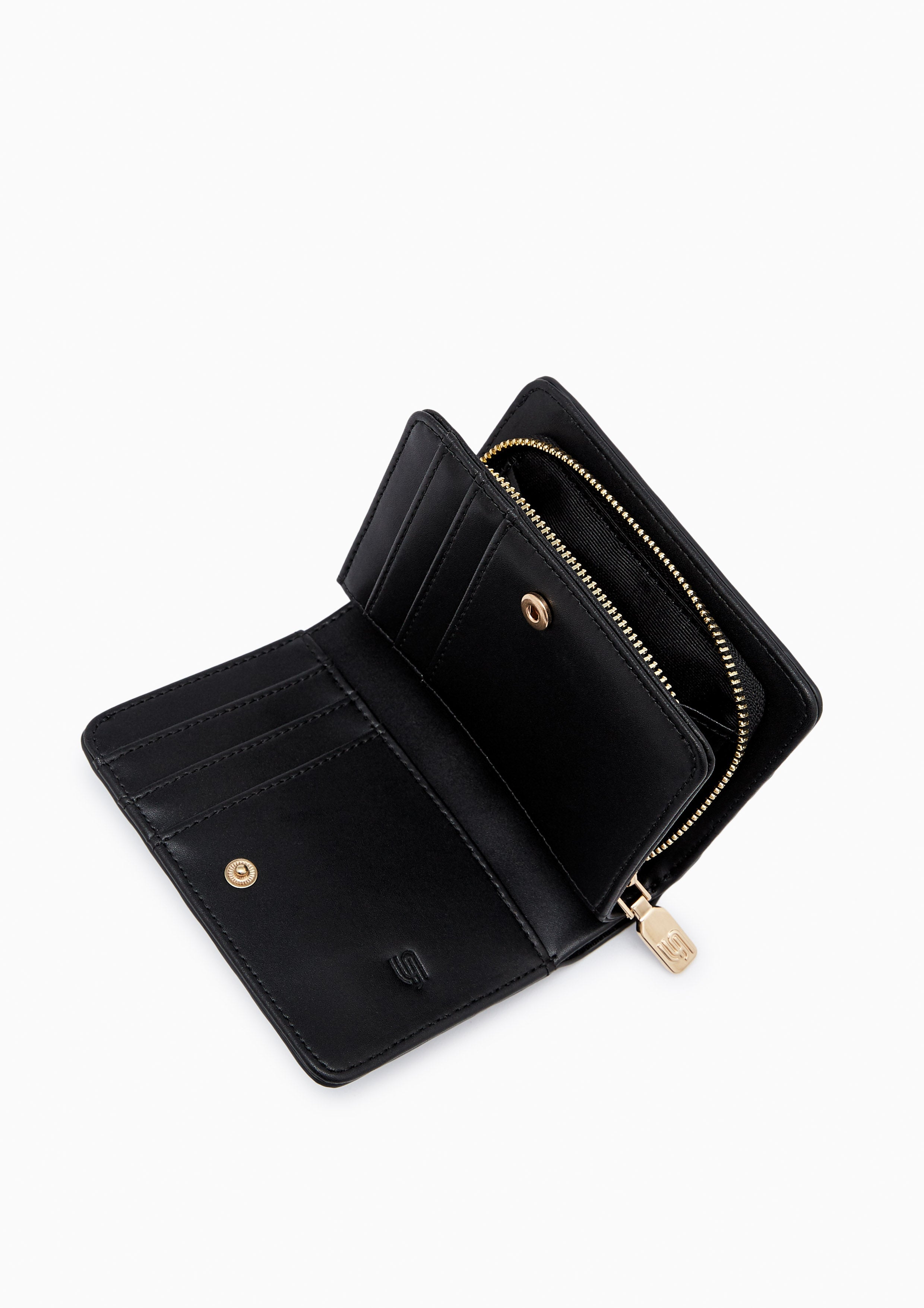 Mintage Inf Short Wallet Black