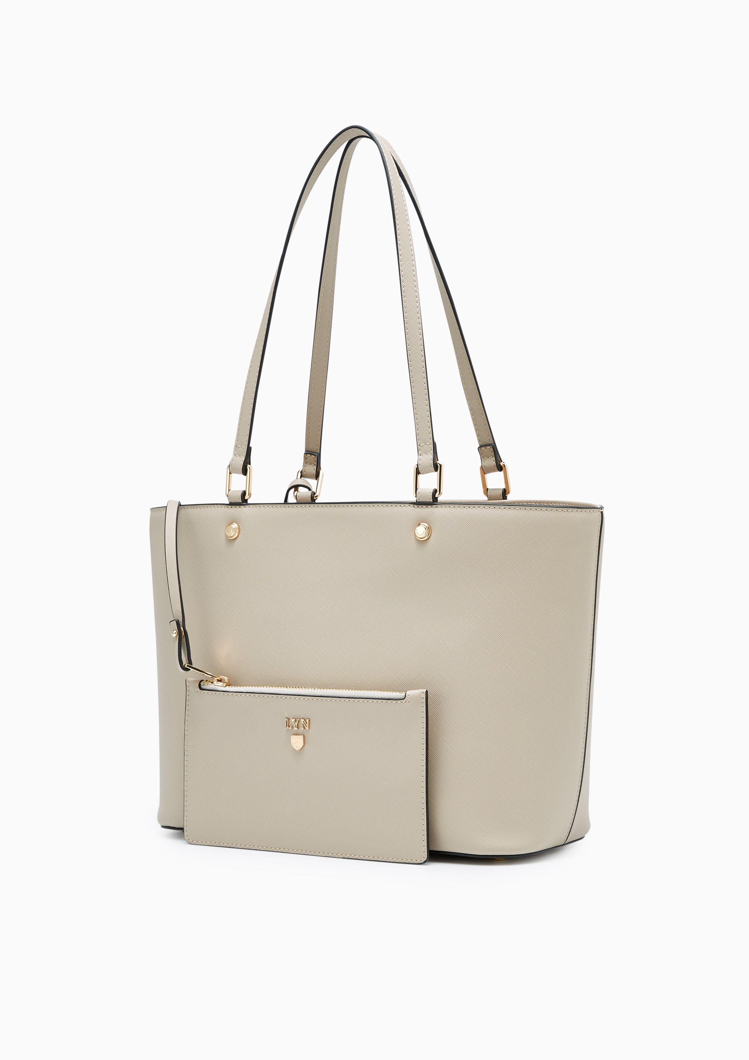 Carina Re-Edition L Tote Bag Light Grey