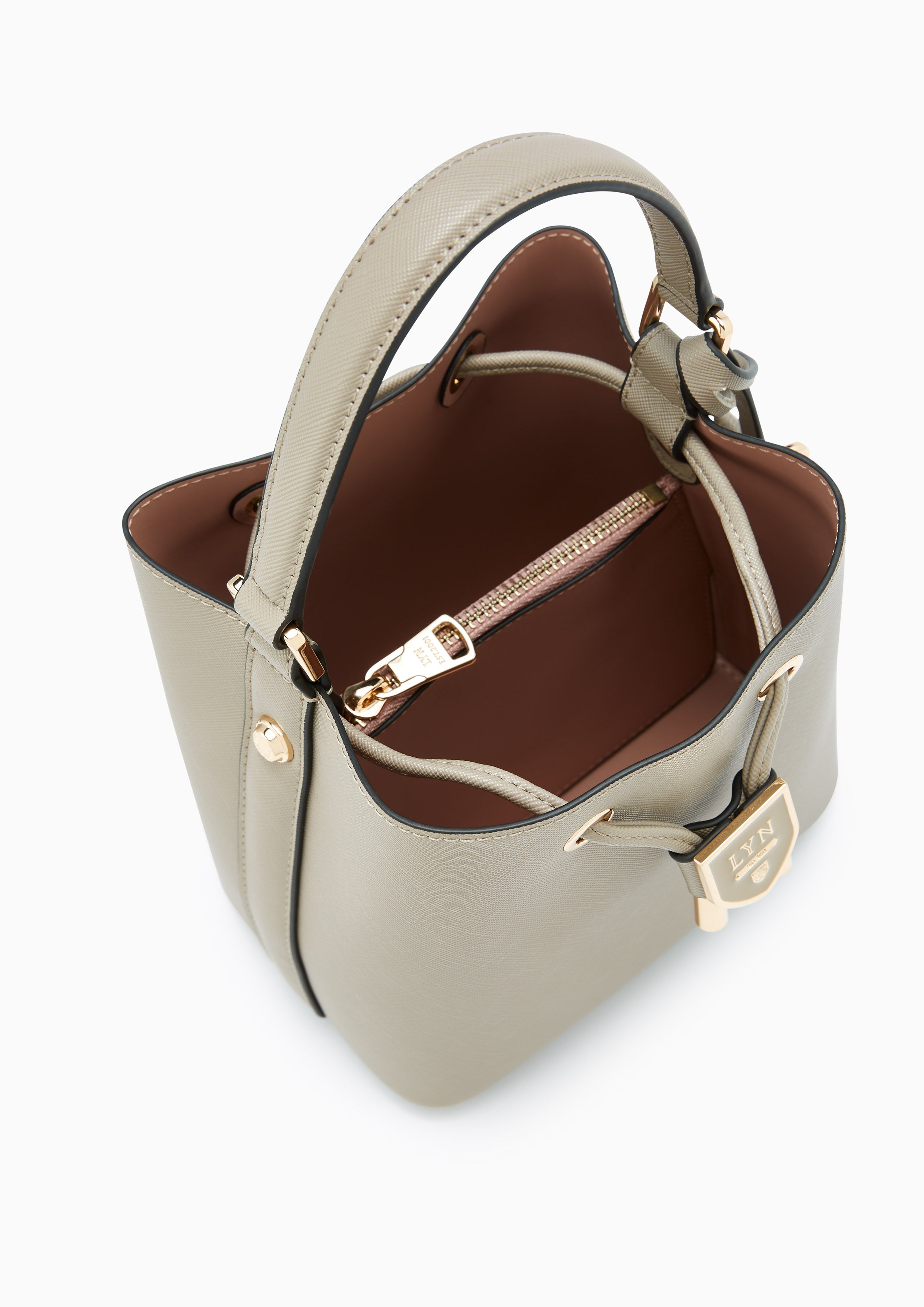 Carina Re-Edition S Bucket Bag Taupe