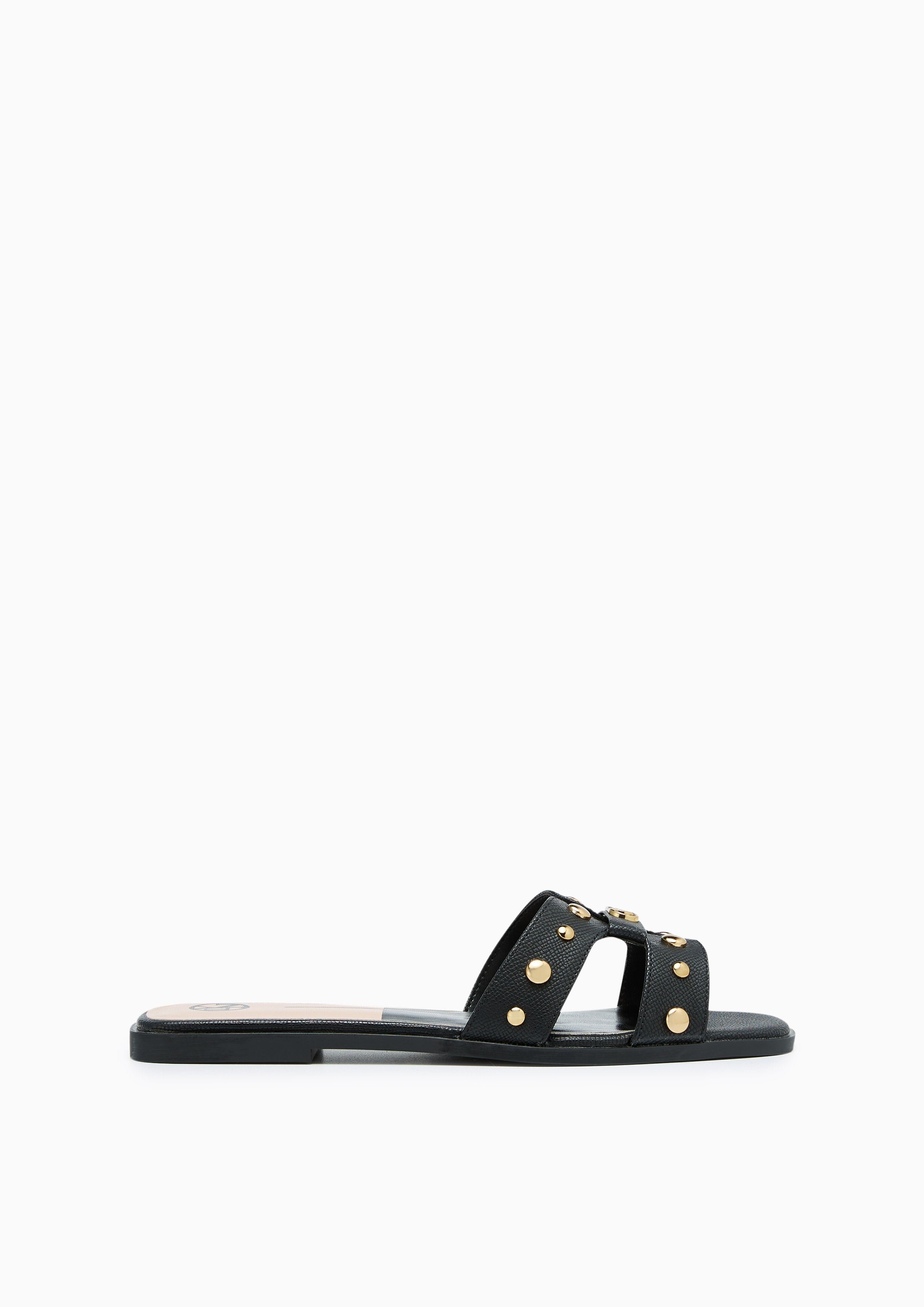 Hey Studs Sandals Black