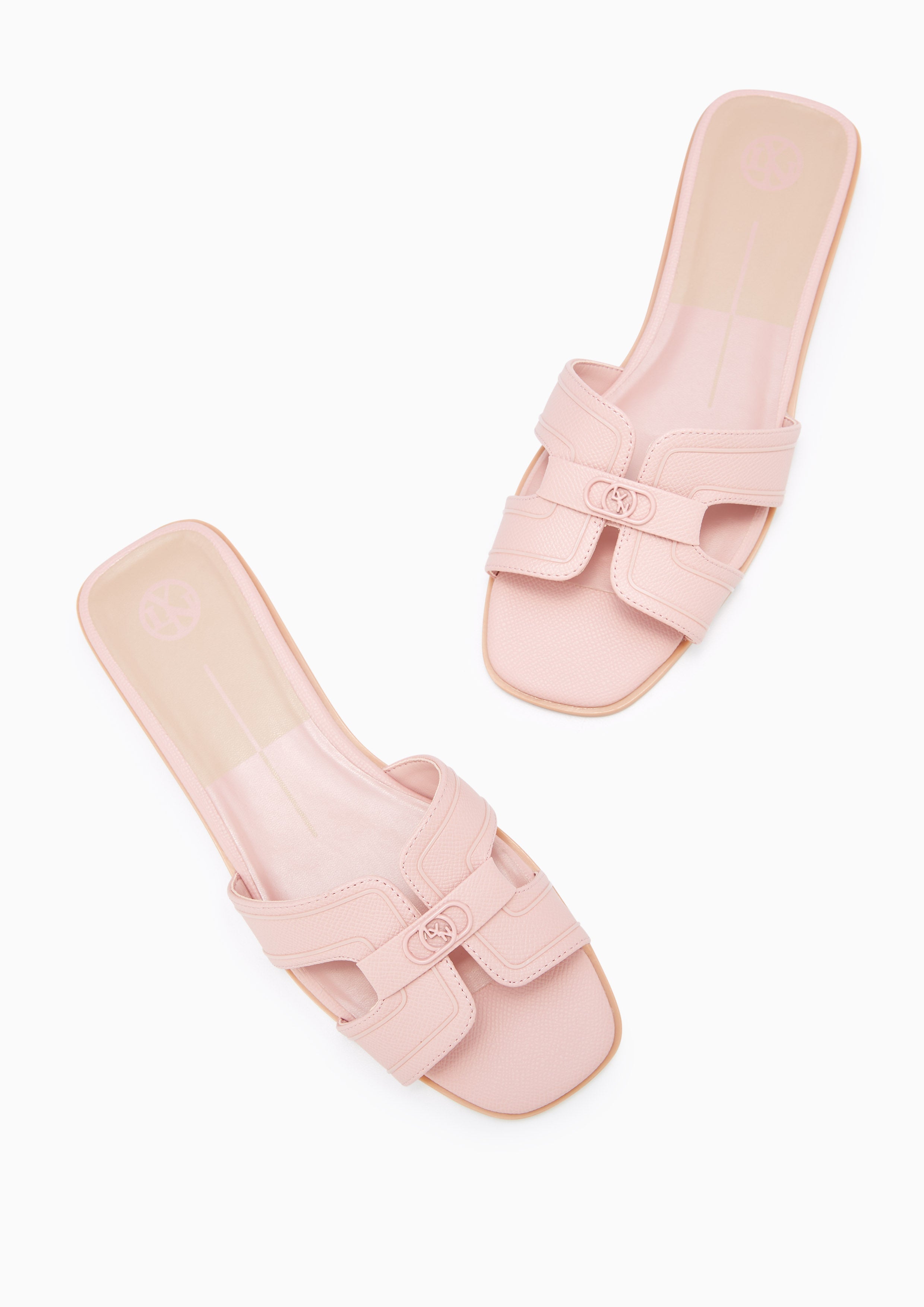 Hey Monotone Flat Sandals Pink