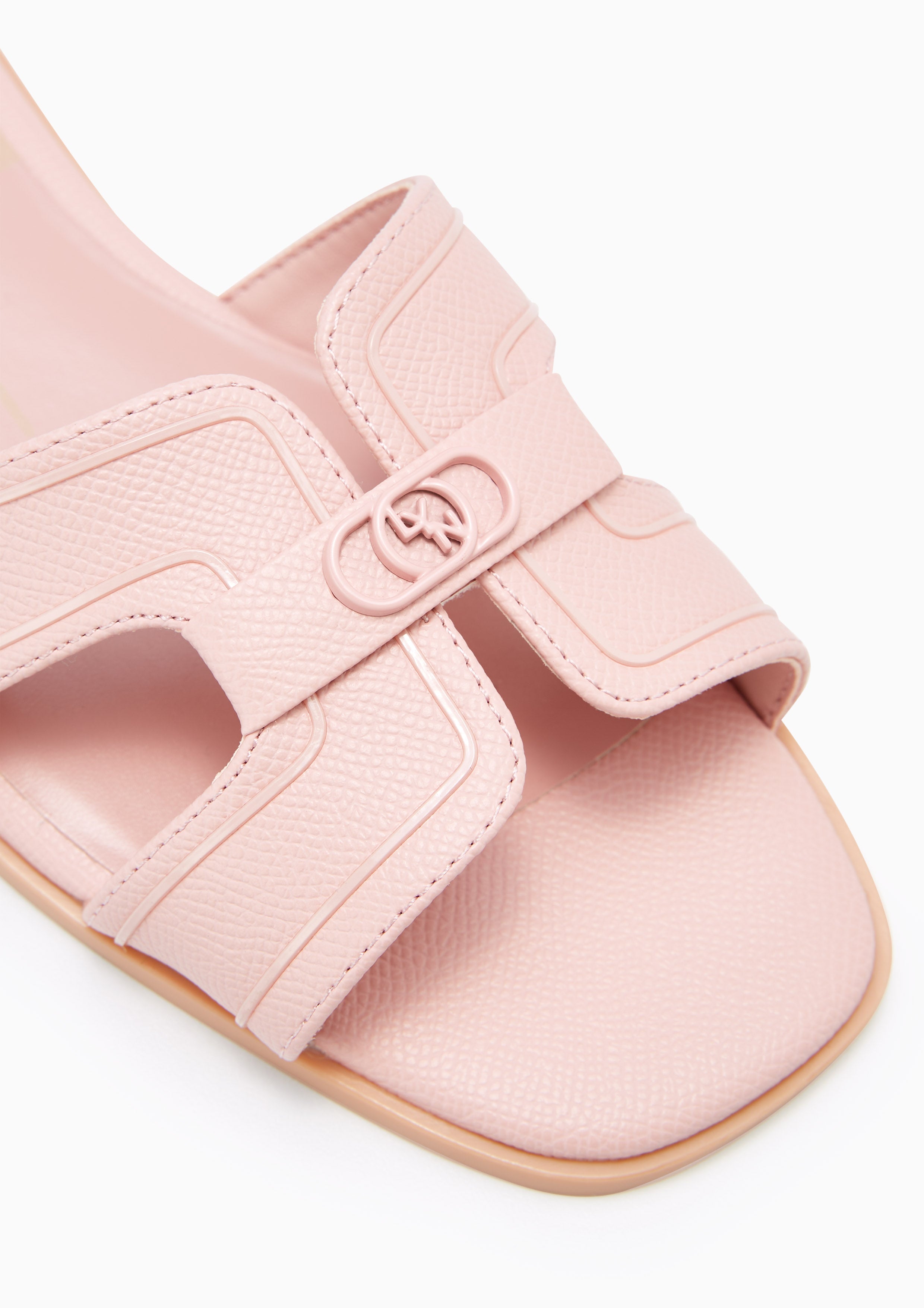 Hey Monotone Flat Sandals Pink