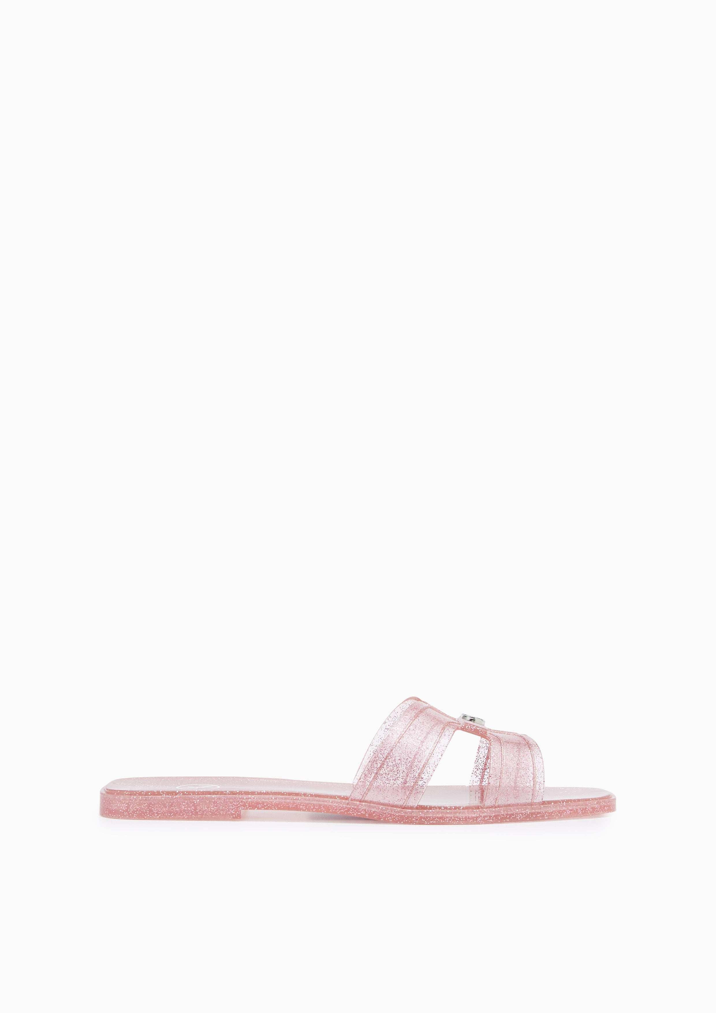 Hey Glitter Flat Sandals Pink