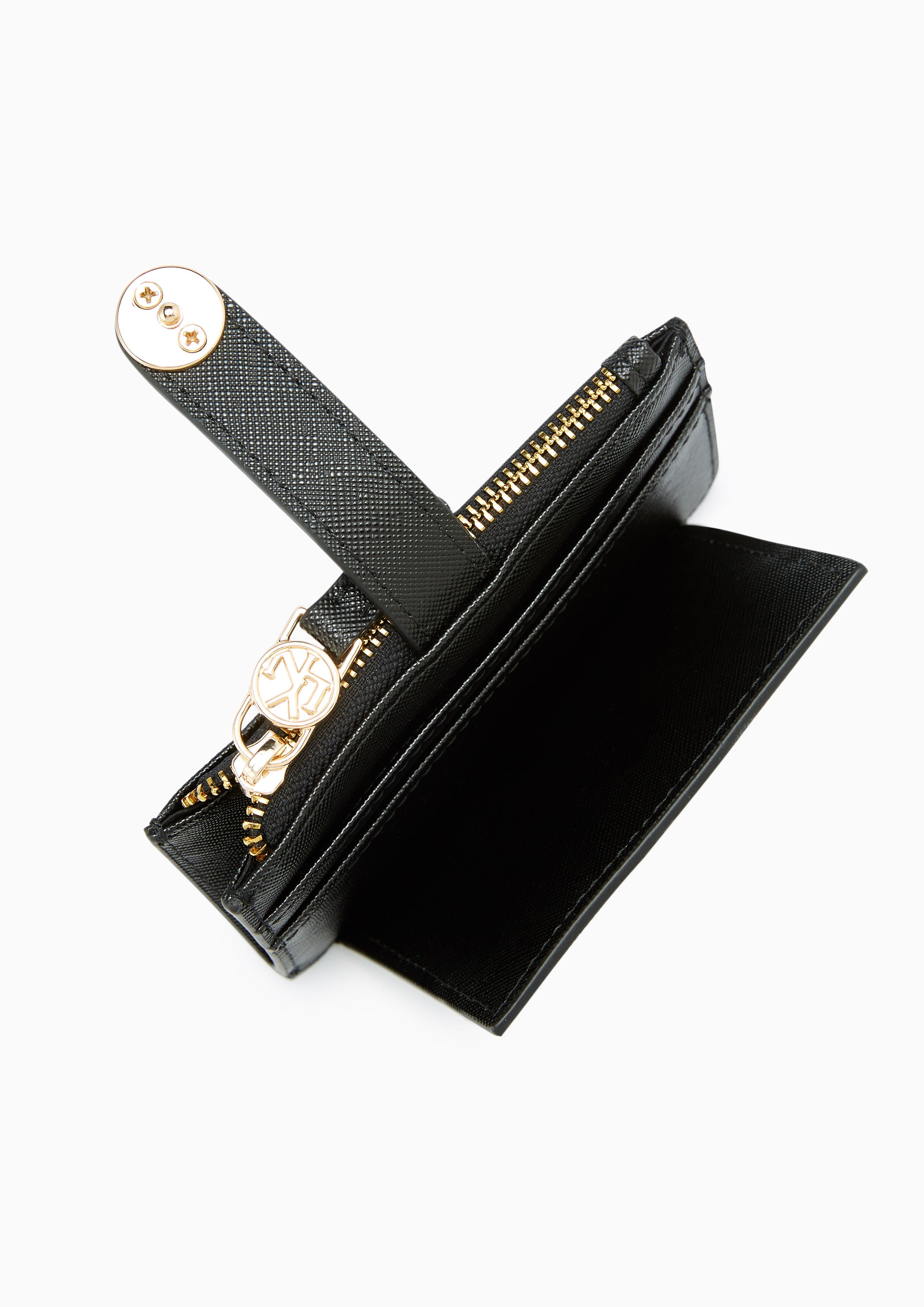 Tod Zipped Short Card Holder Black