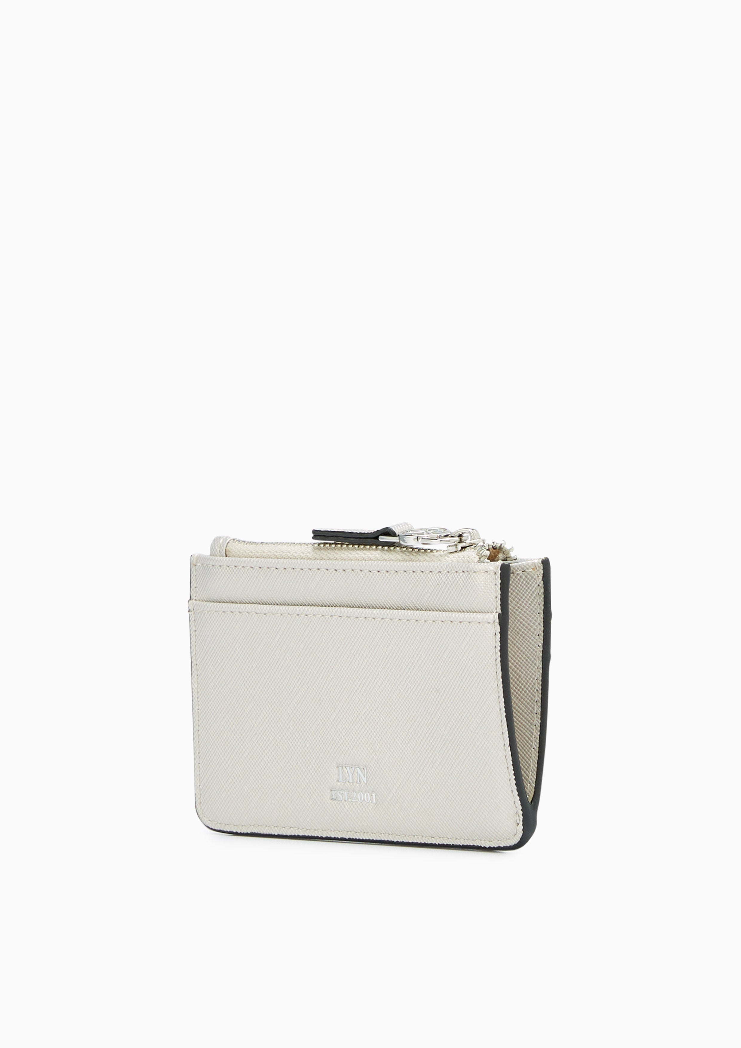 Tod Zipped Short Card Holder Silver