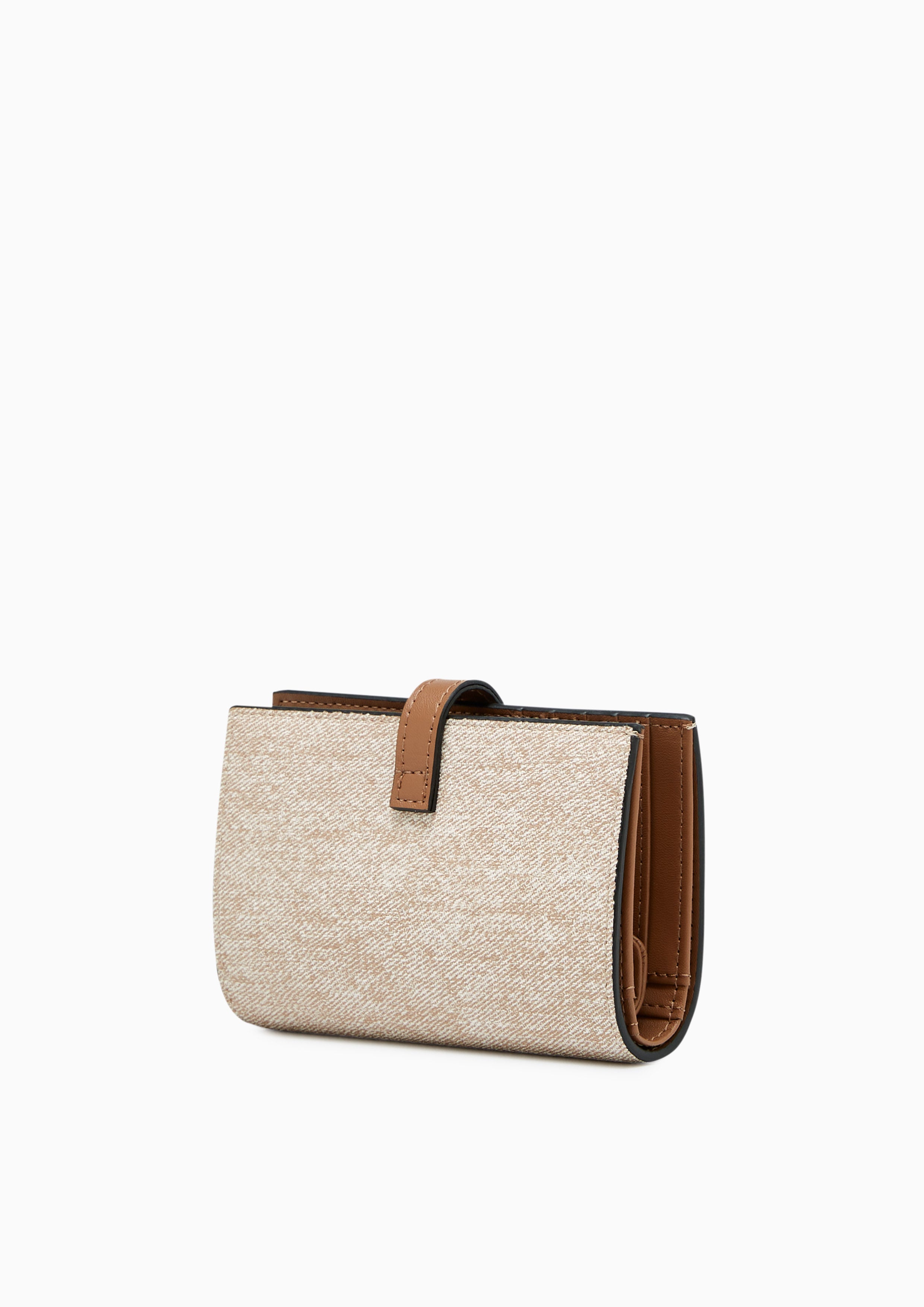 Nya Short Wallet Beige