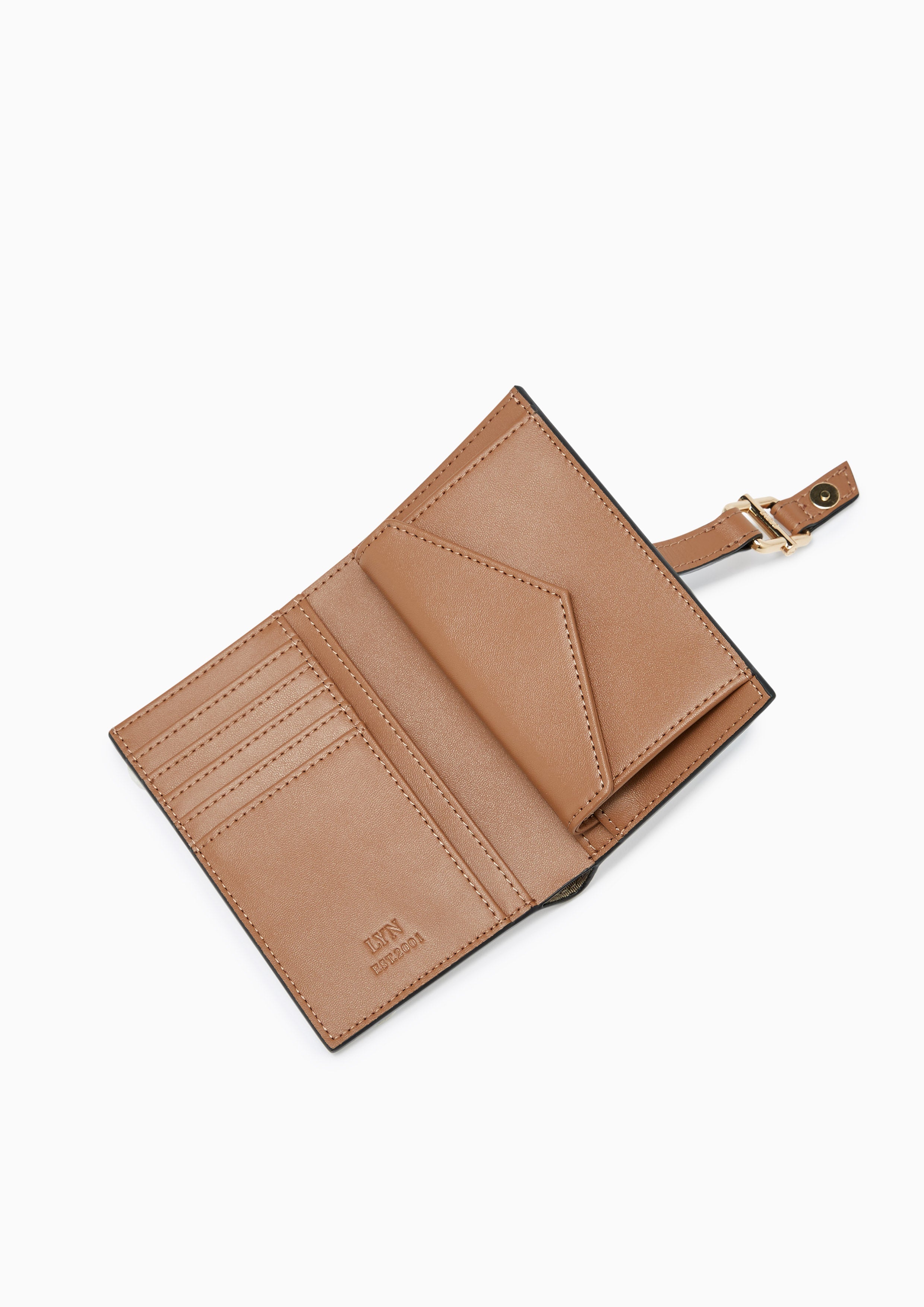 Nya Short Wallet Beige