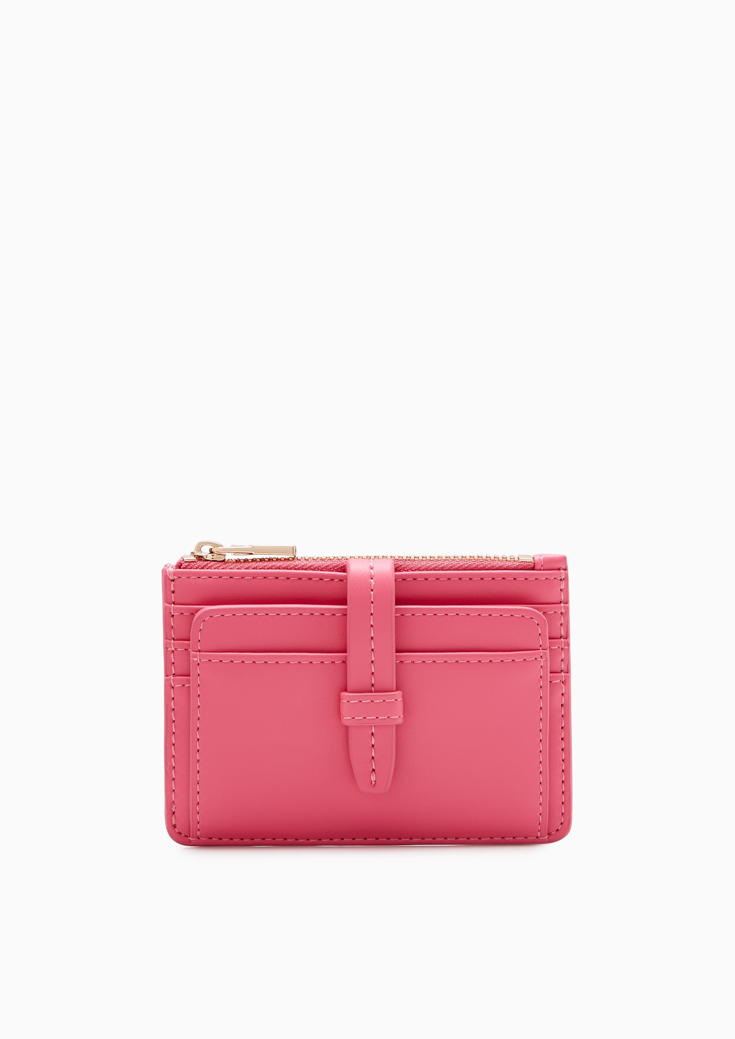 Brera Zip Card Holder Pink