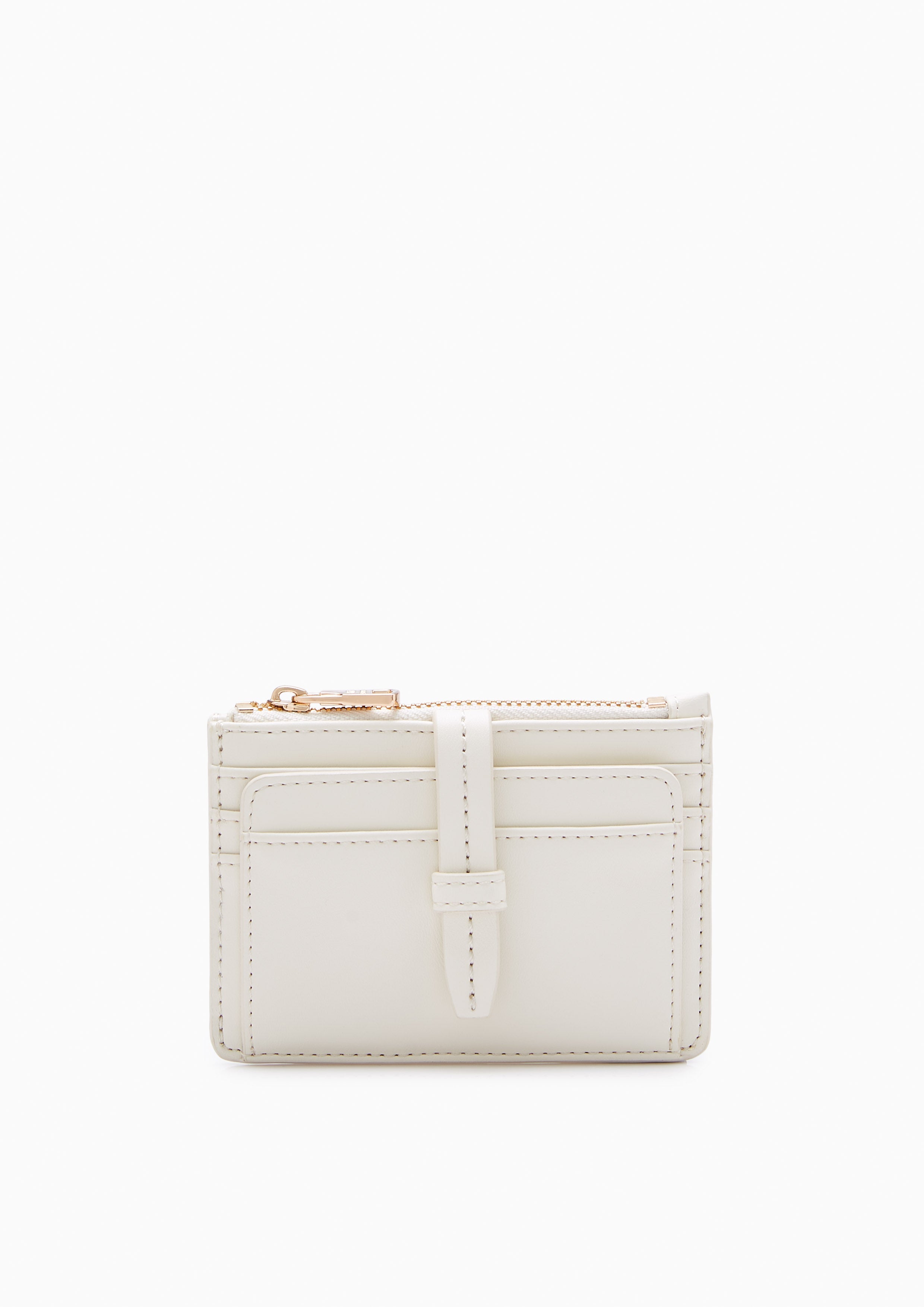 Brera Zip Card Holder Ivory