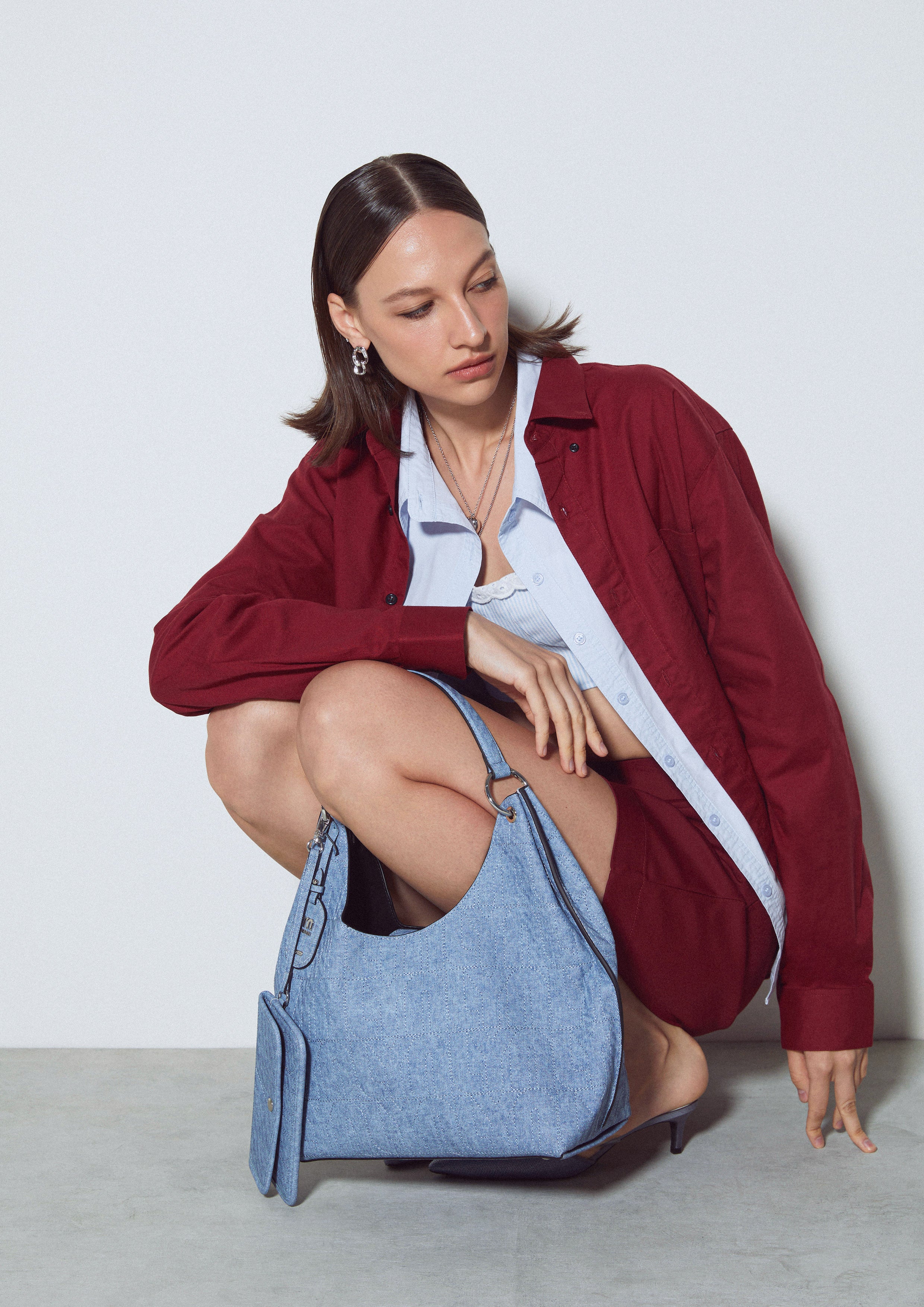 Tyla L Shoulder Bag Blue