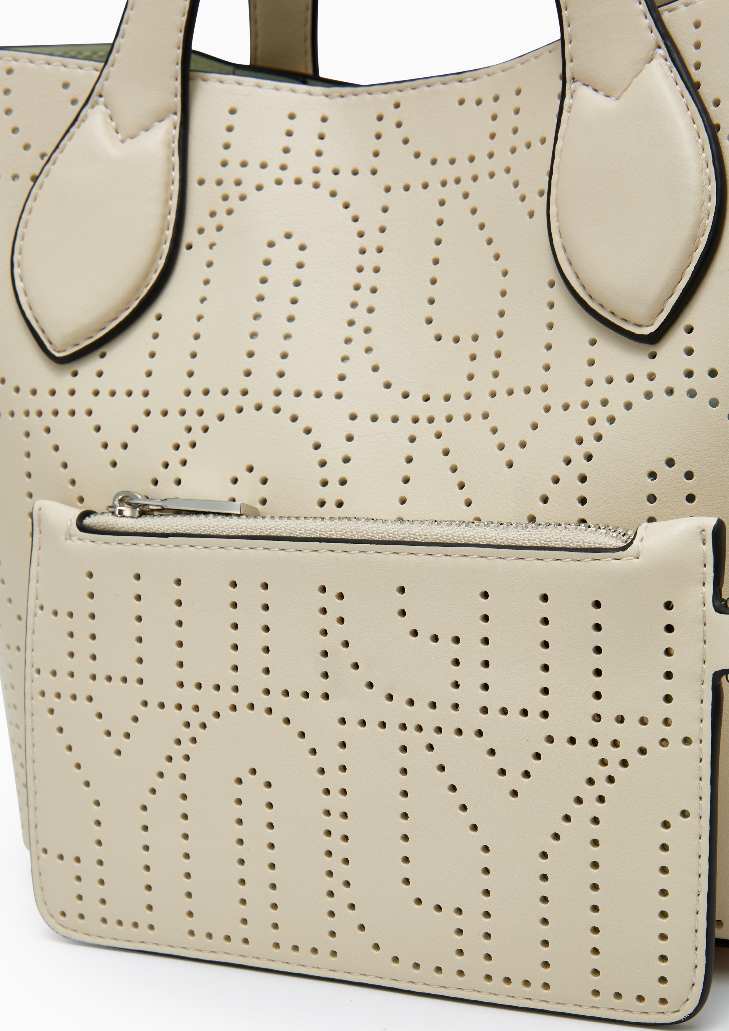 Tyla M Top Handle Bag Beige