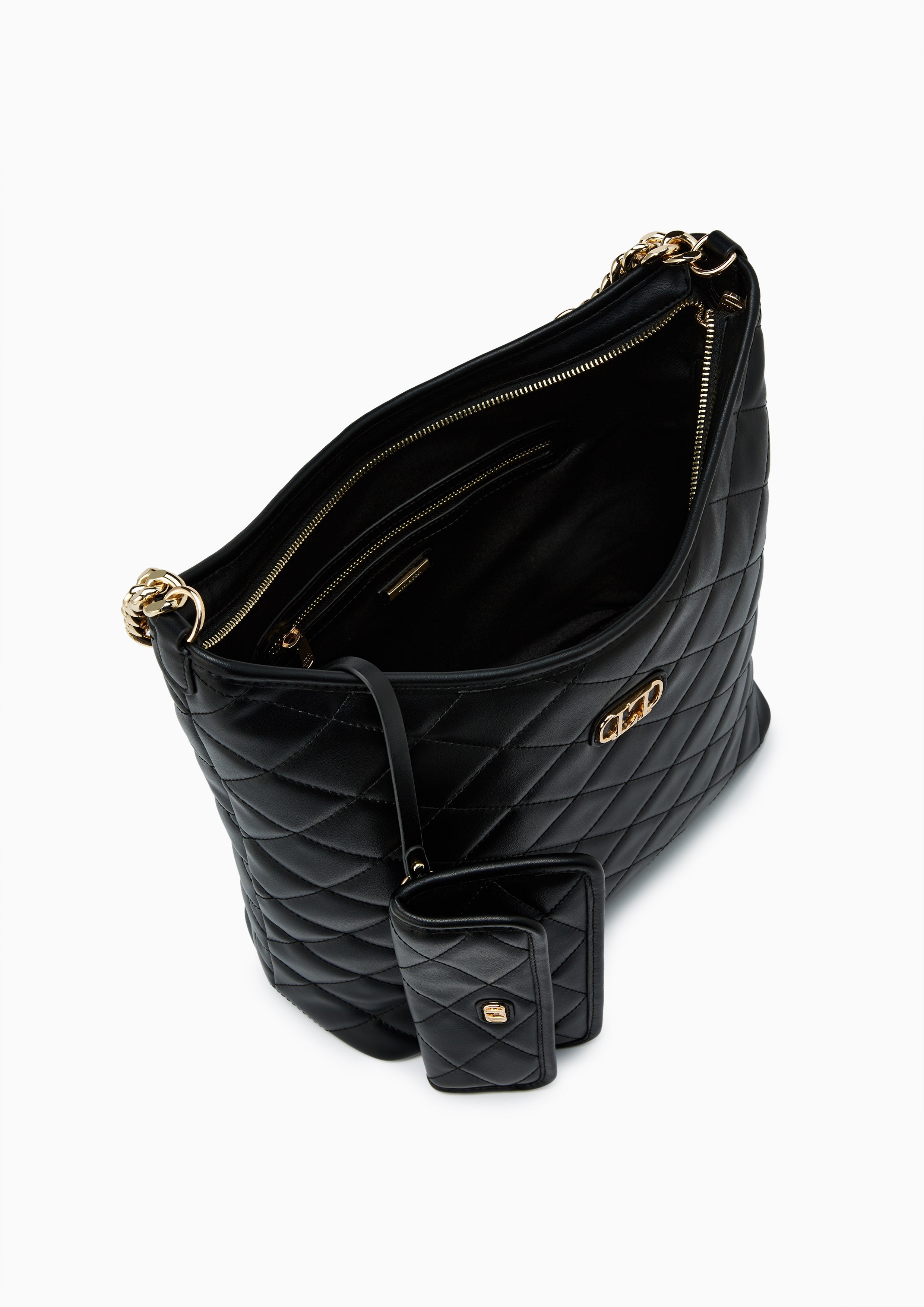 Astor Ida Hobo Shoulder Bag Black