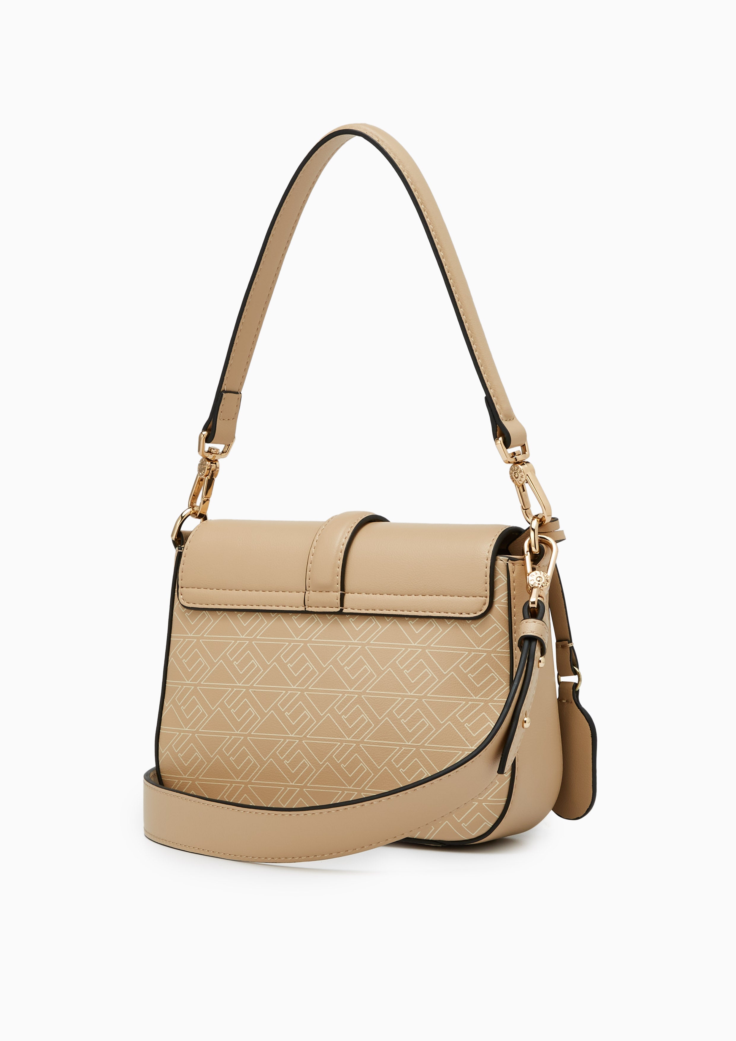 Jolene Shoulder Bag Printed Beige