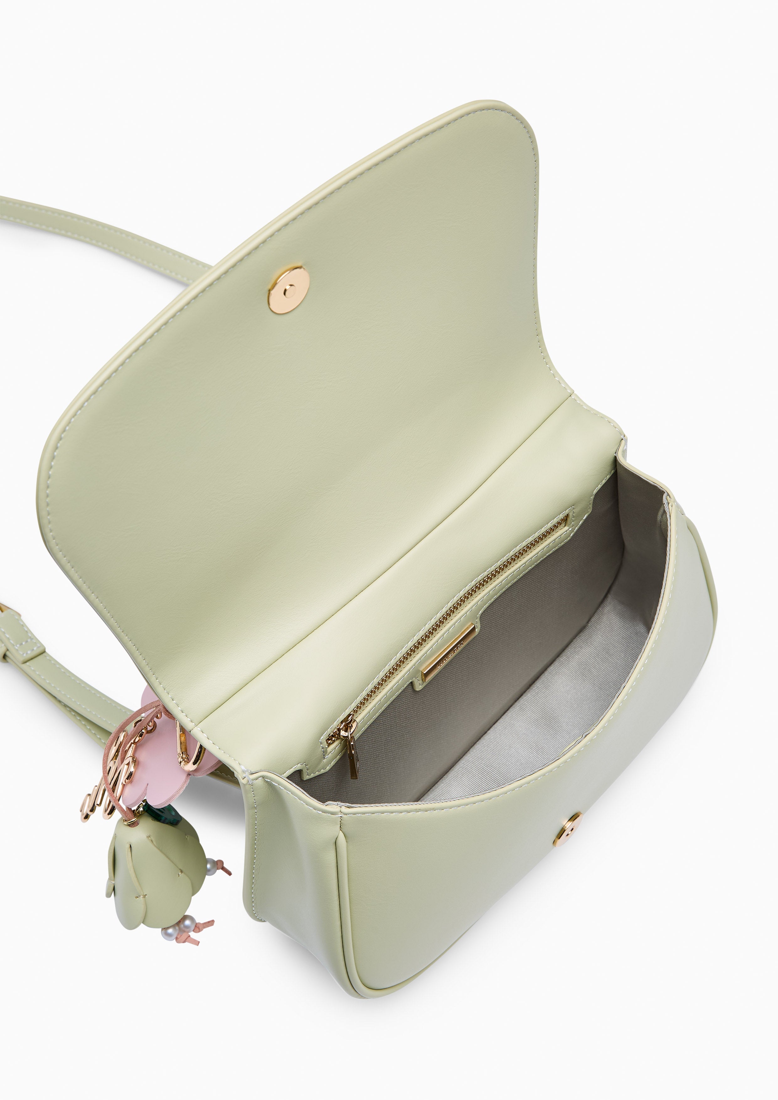 Gardenia Top Handle Bag Green