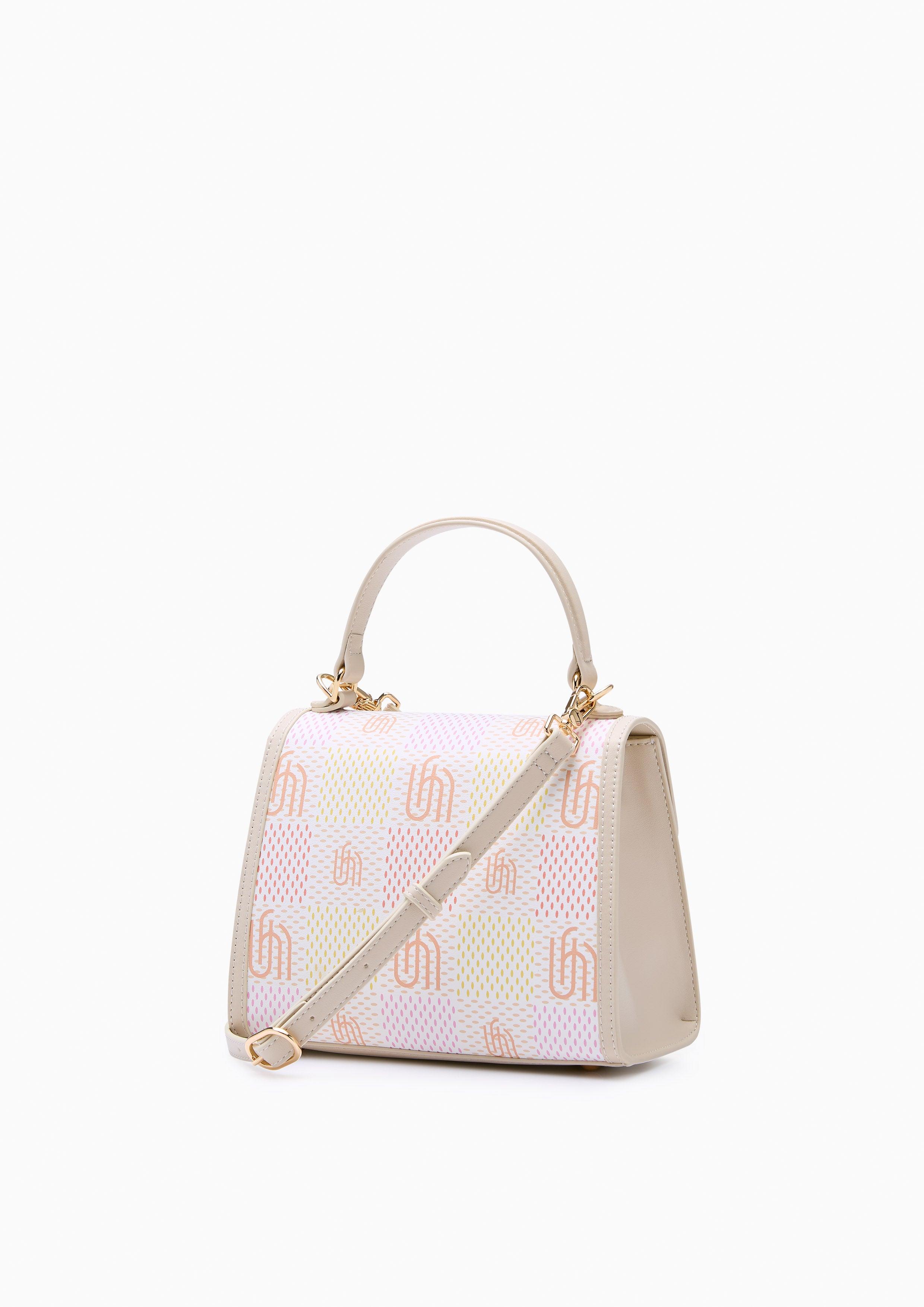 Poppin Inf Top Handle Xs Printed Beige