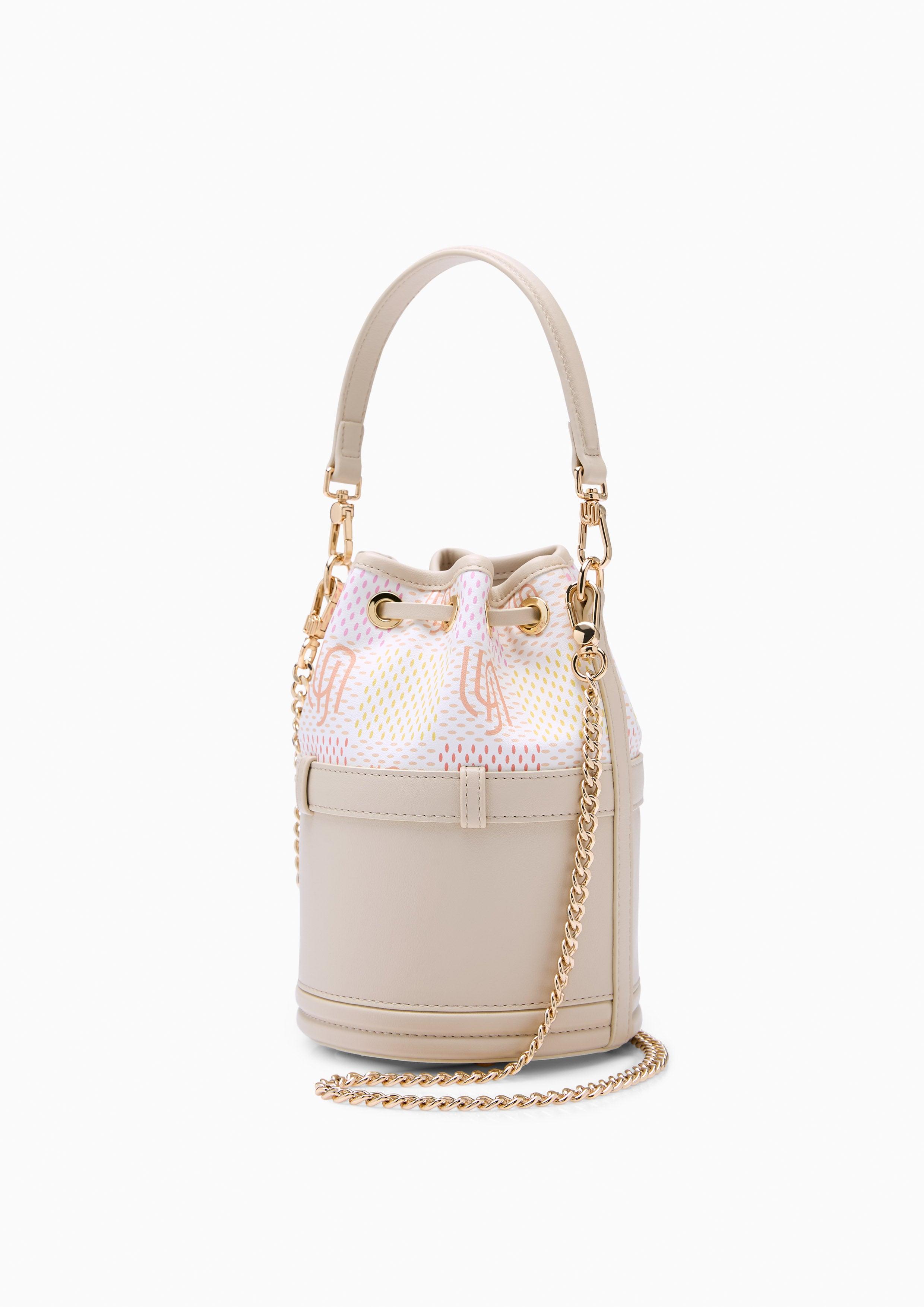 Poppin Inf Mini Bucket Printed Beige