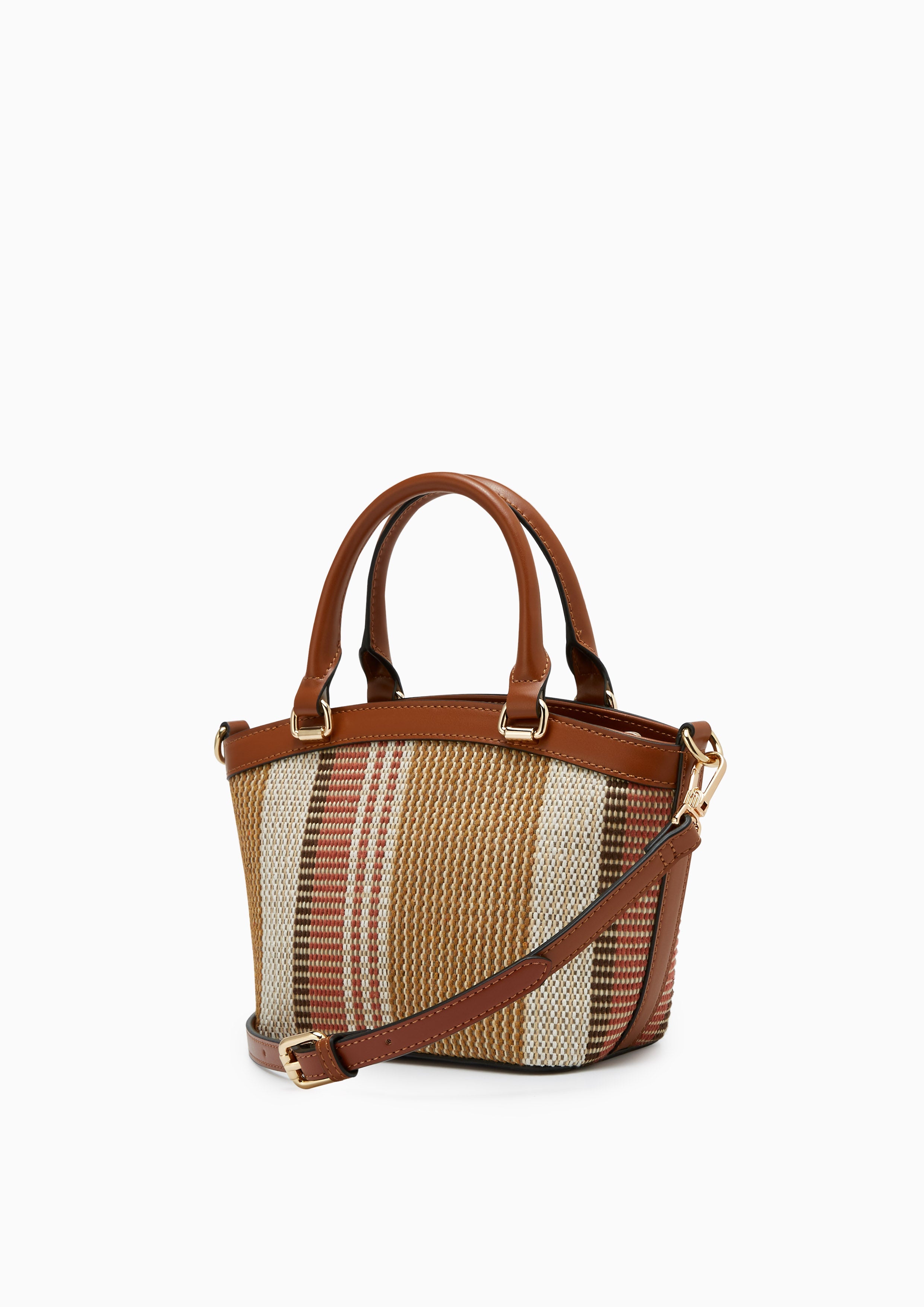 The Garden Infinite S Top Handle Bag Brown