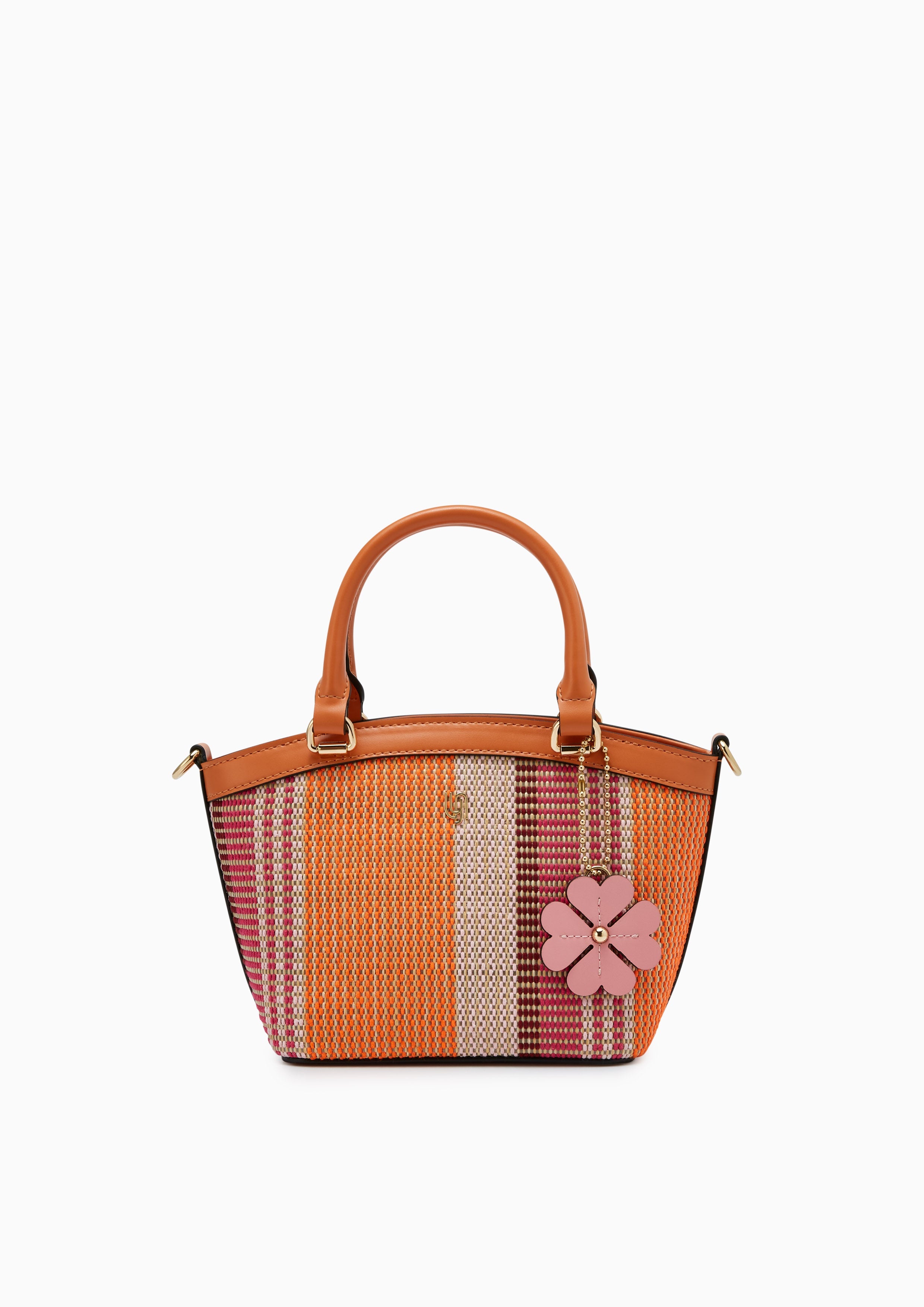 The Garden Infinite S Top Handle Bag Orange